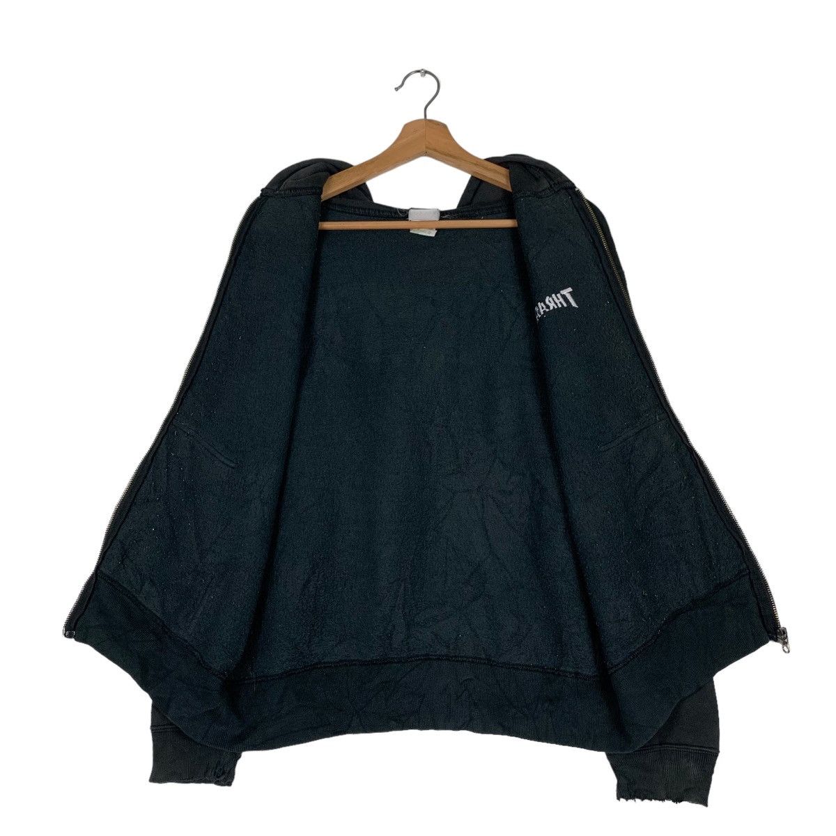 Thrasher Trashed THRASHER Big Logo Zipper Hoodies #0707-C32 Size US M / EU 48-50 / 2 - 12 Thumbnail