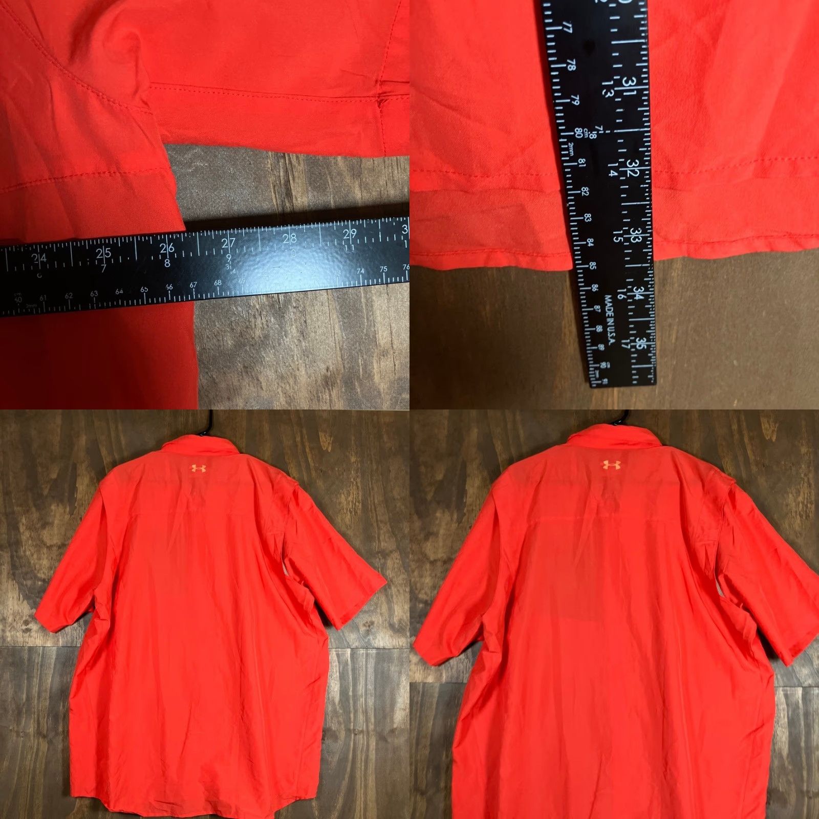 Under Armour Under Armour Mens Shirt Polo Orange 2X Heatgear Breathable Activewear Short Sleeve Polo Shirt Mens 2X Orange Under Armour Size US XXL / EU 58 / 5 - 8 Thumbnail