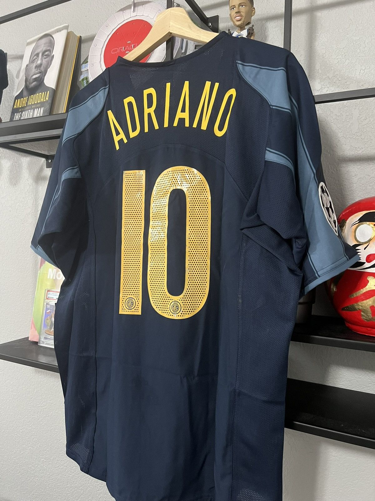 Nike 2004-05 Inter Milan Adriano Third Kit Jersey