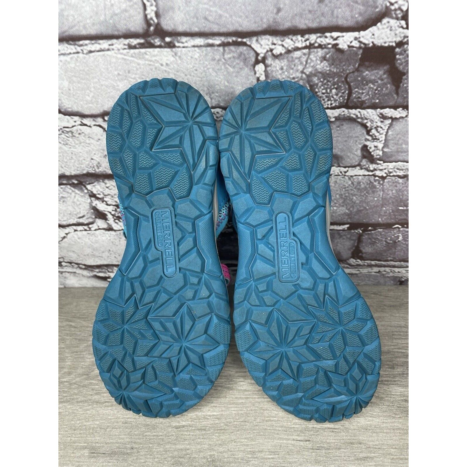 Merrell Merrellb61594 Blue Textile Synthetic Mesh Maryjane Strap Sho Size US 5 / IT 35 - 16 Thumbnail