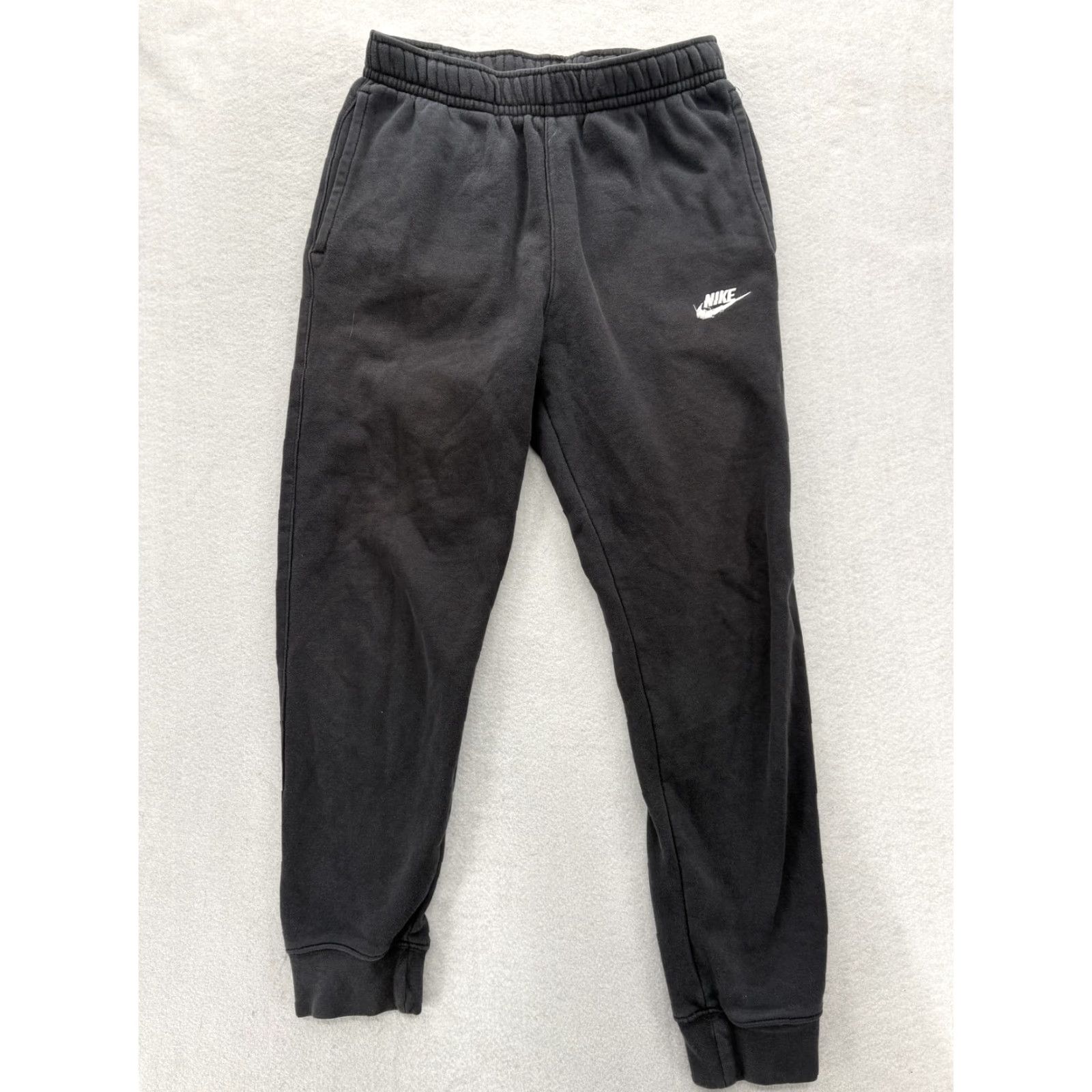Nike Nike Club Fleece Pants Mens Small Black Joggers Sweatpants Athletic Gym Training Size US 29 - 2 Thumbnail