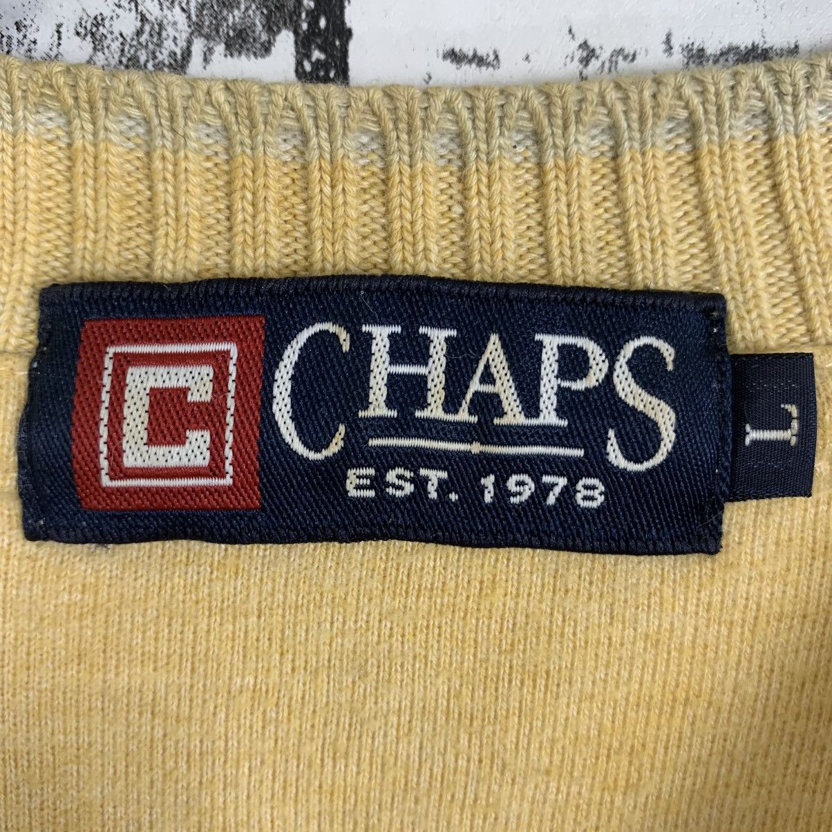 Chaps × Designer × Vintage Vintage Chaps Ralph Lauren American Chaps Half Zip Pullover Size US L / EU 52-54 / 3 - 9 Thumbnail