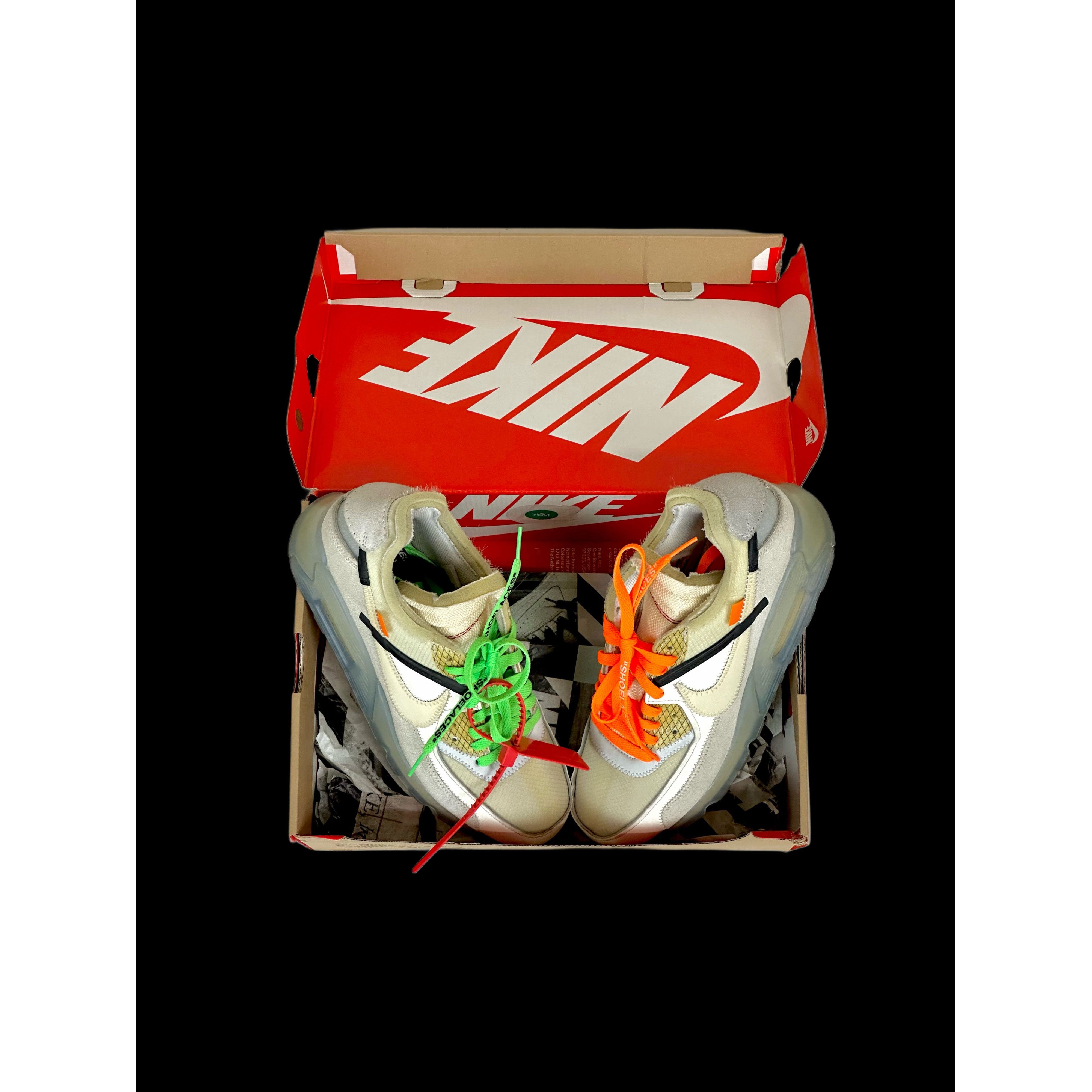 Nike × Off-White 2017 off-white nike air max 90 white og rare virgil abloh Size US 9 / EU 42 - 10 Thumbnail
