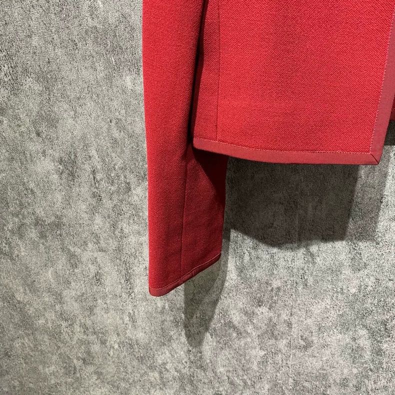 Givenchy Givenchy Size 8Red Short Suit Jacket 2506-Nextarrow Size US L / EU 52-54 / 3 - 5 Thumbnail