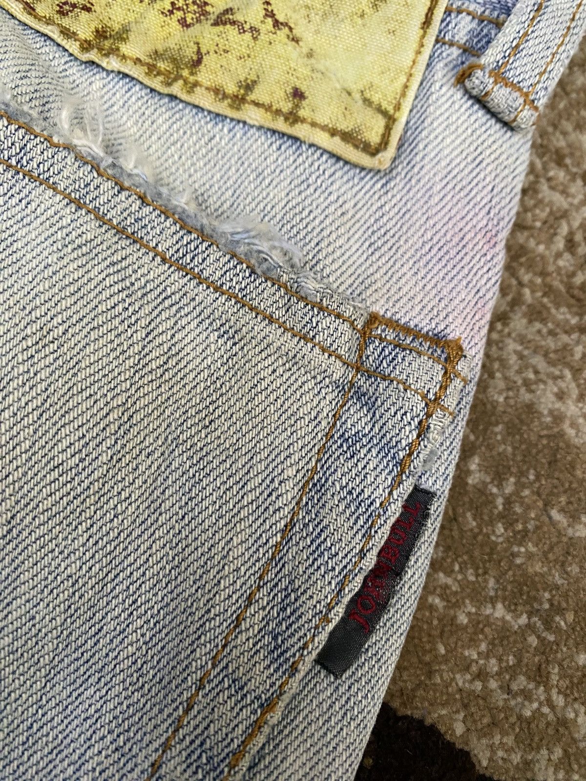 If Six Was Nine × Johnbull × Vintage Vintage John Bull Ripped Denim Size US 31 - 12 Thumbnail
