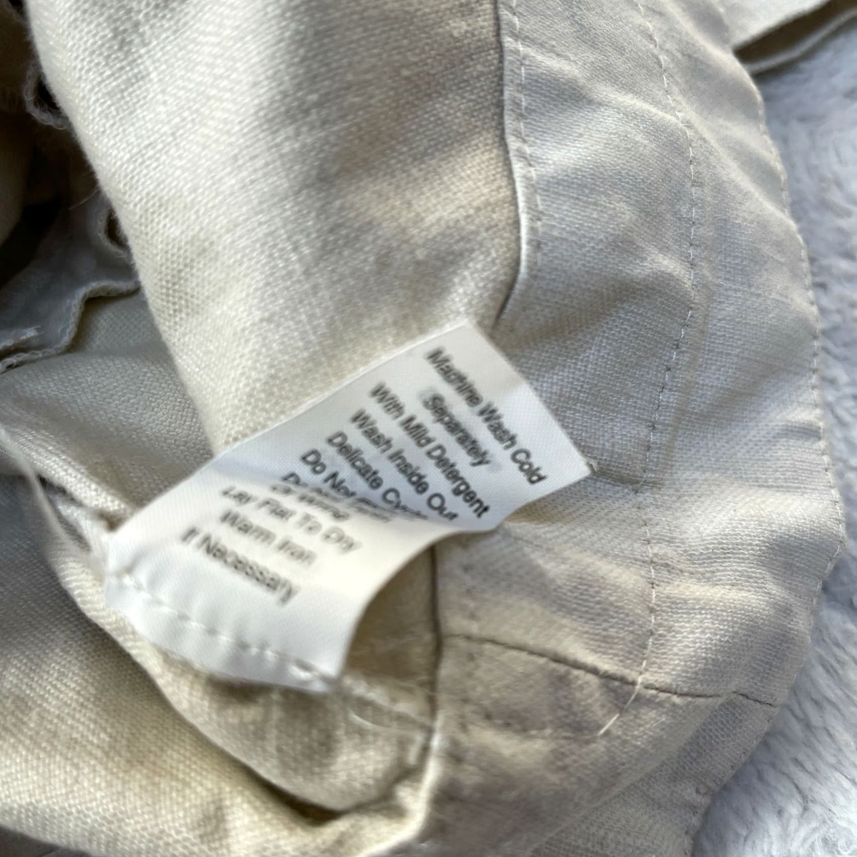 Vintage Cabi 325 Women's Small Ivory Waxed Linen Ruffle Asymmetrical Jacket Coat Blazer Size S / US 4 / IT 40 - 5 Thumbnail