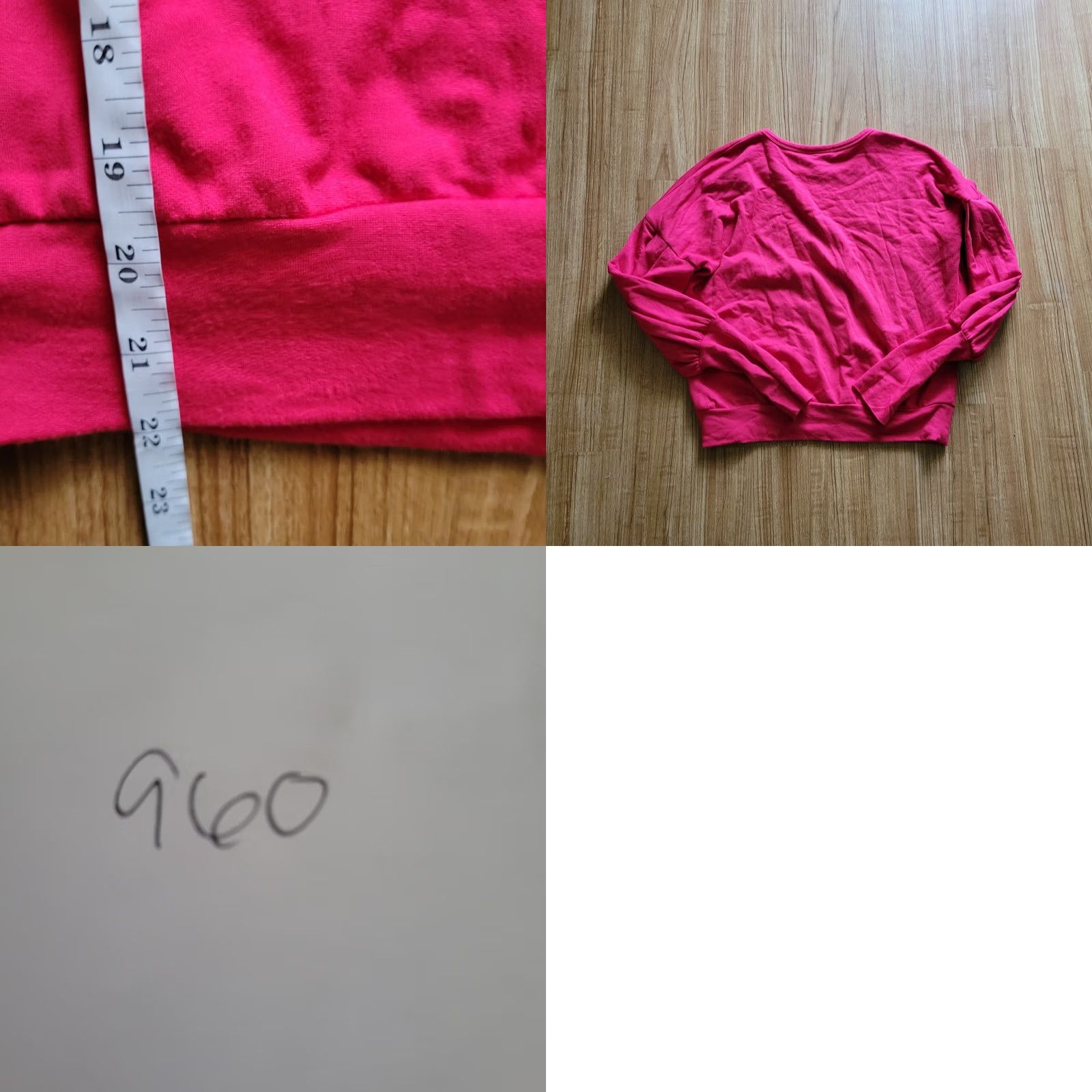 Bailey 44 Bailey 44 Sweater Womens Size S Red Balloon Sleeve Casual Crew Neck Jersey Knit Pullover Sweatshirt Top - Womens Size S / US 4 / IT 40 - 8 Thumbnail