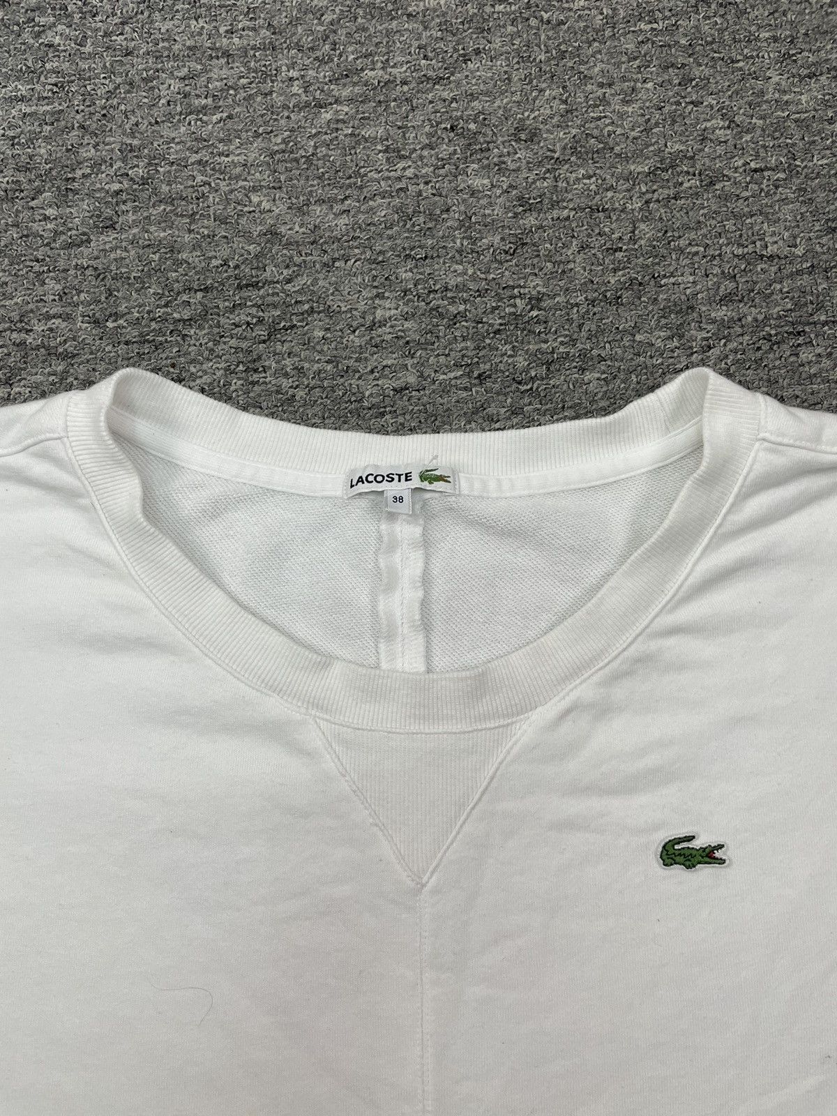 Lacoste Lacoste Sweater Pullover Sweatshirt Short Sleeve Boxy Size S / US 4 / IT 40 - 2 Thumbnail