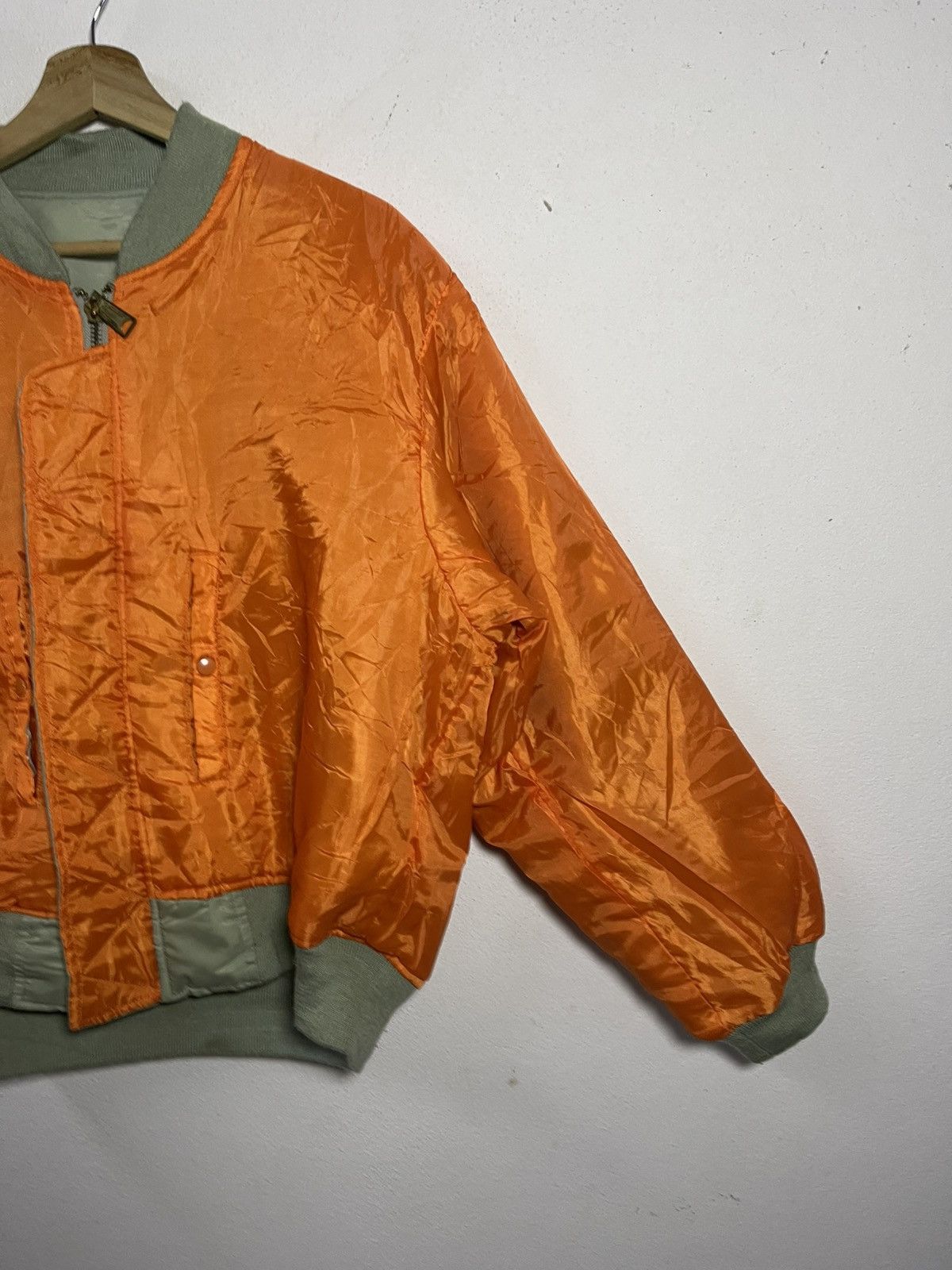 Vintage Vintage Warm Heart Reversible MA-1 Military Bomber Jacket Size US L / EU 52-54 / 3 - 14 Thumbnail