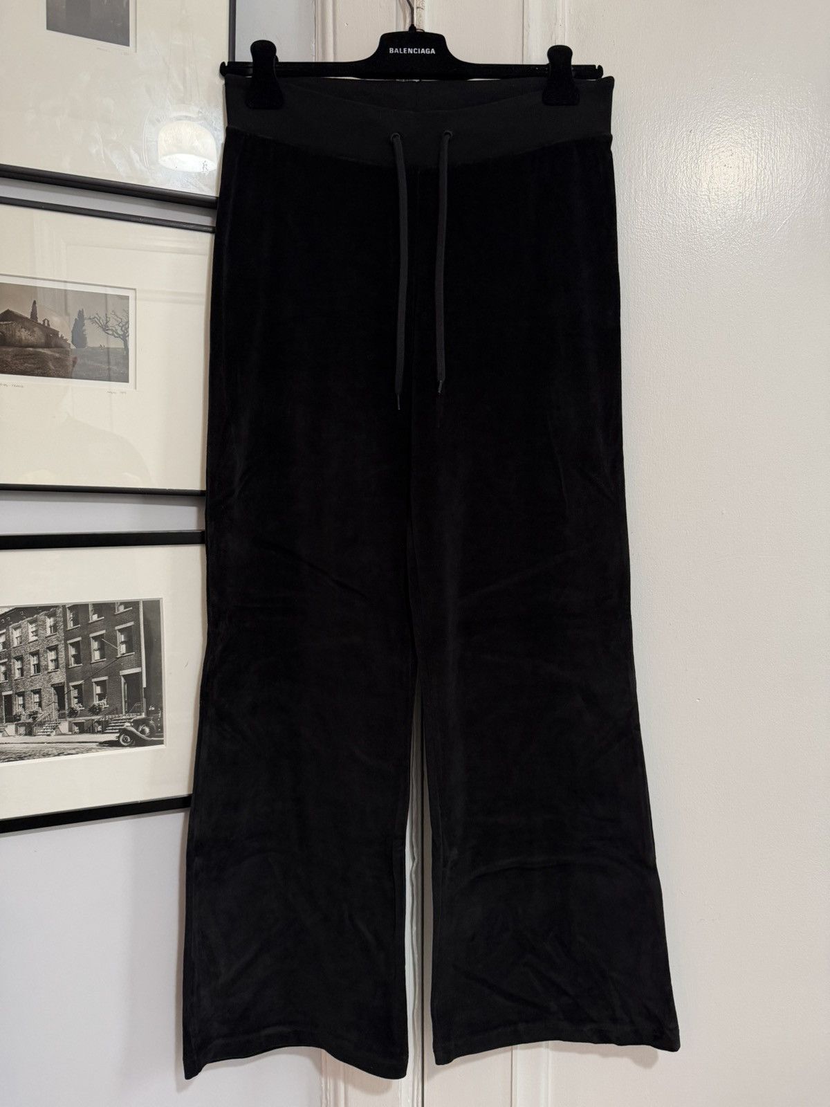 Balenciaga New Winter 23 Velvet Tracksuit Pant [M] Size US 32 / EU 48 - 1 Thumbnail