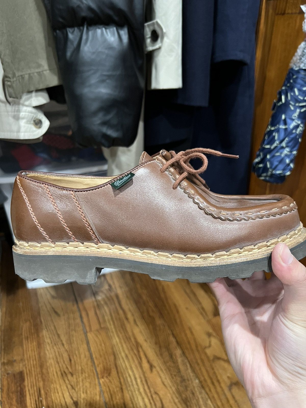 Paraboot Paraboot Leather Shoes Size US 7 / EU 40 - 1 Thumbnail