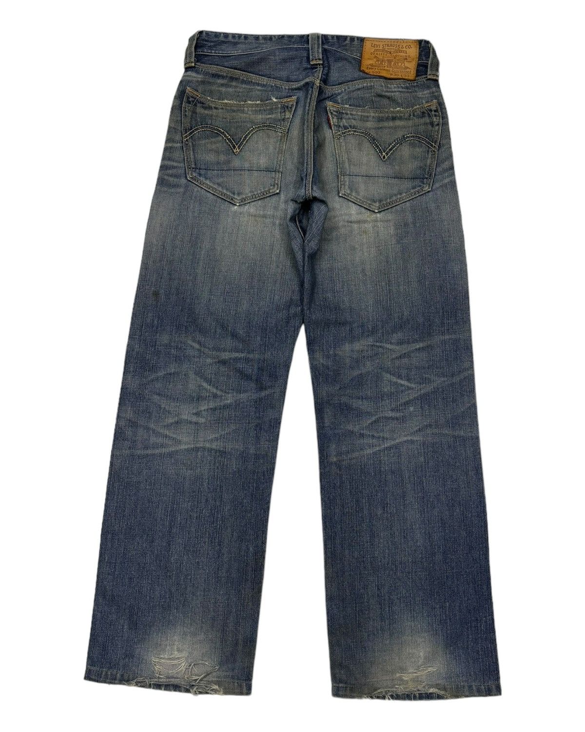 Kapital RARE VINTAGE LEVIS 503 RETRO BAGGY JEANS DISTRESS DENIM Size US 30 / EU 46 - 2 Thumbnail