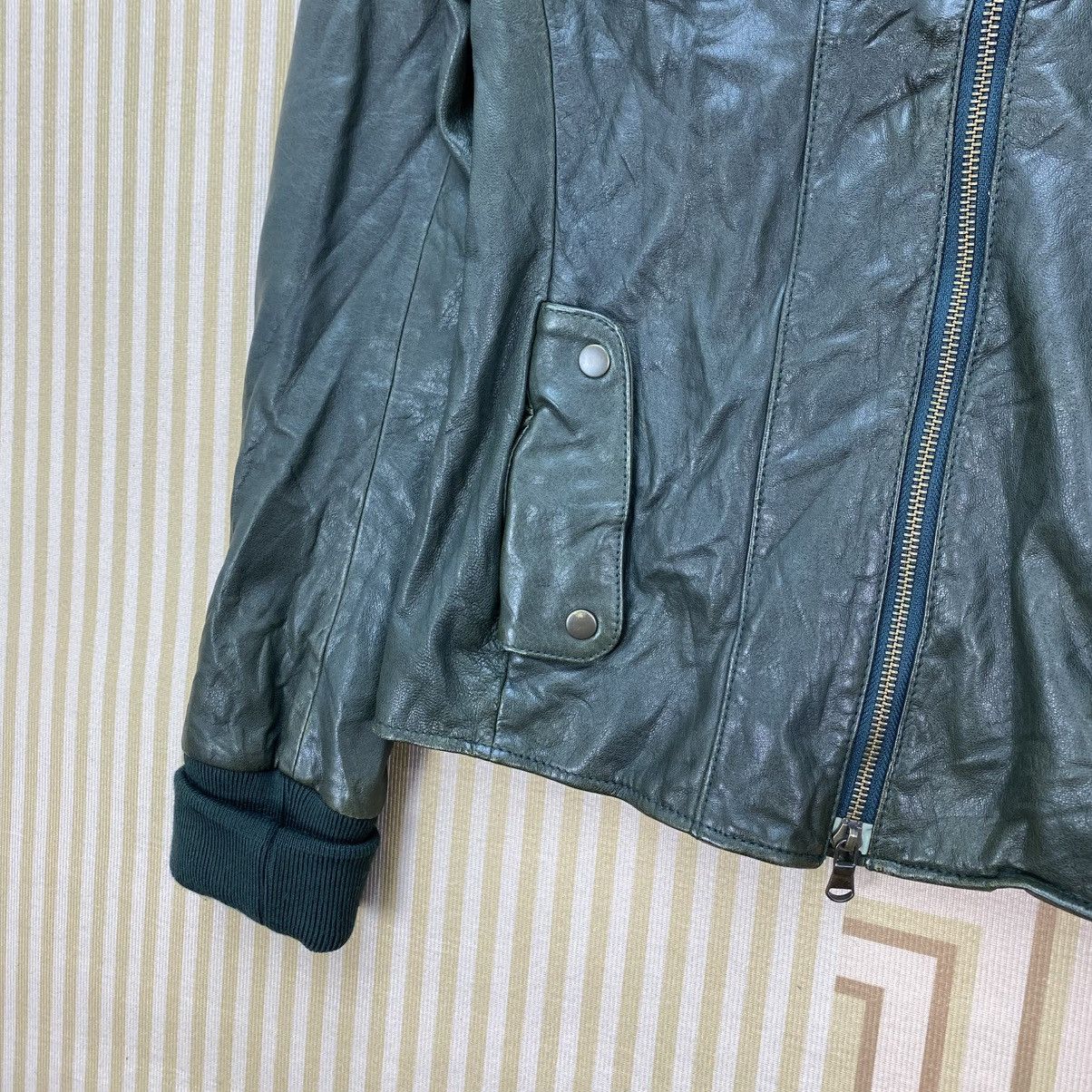 Leather 🫶Japanese Brand Agneau Lamb Skin Jacket Size US S / EU 44-46 / 1 - 4 Thumbnail