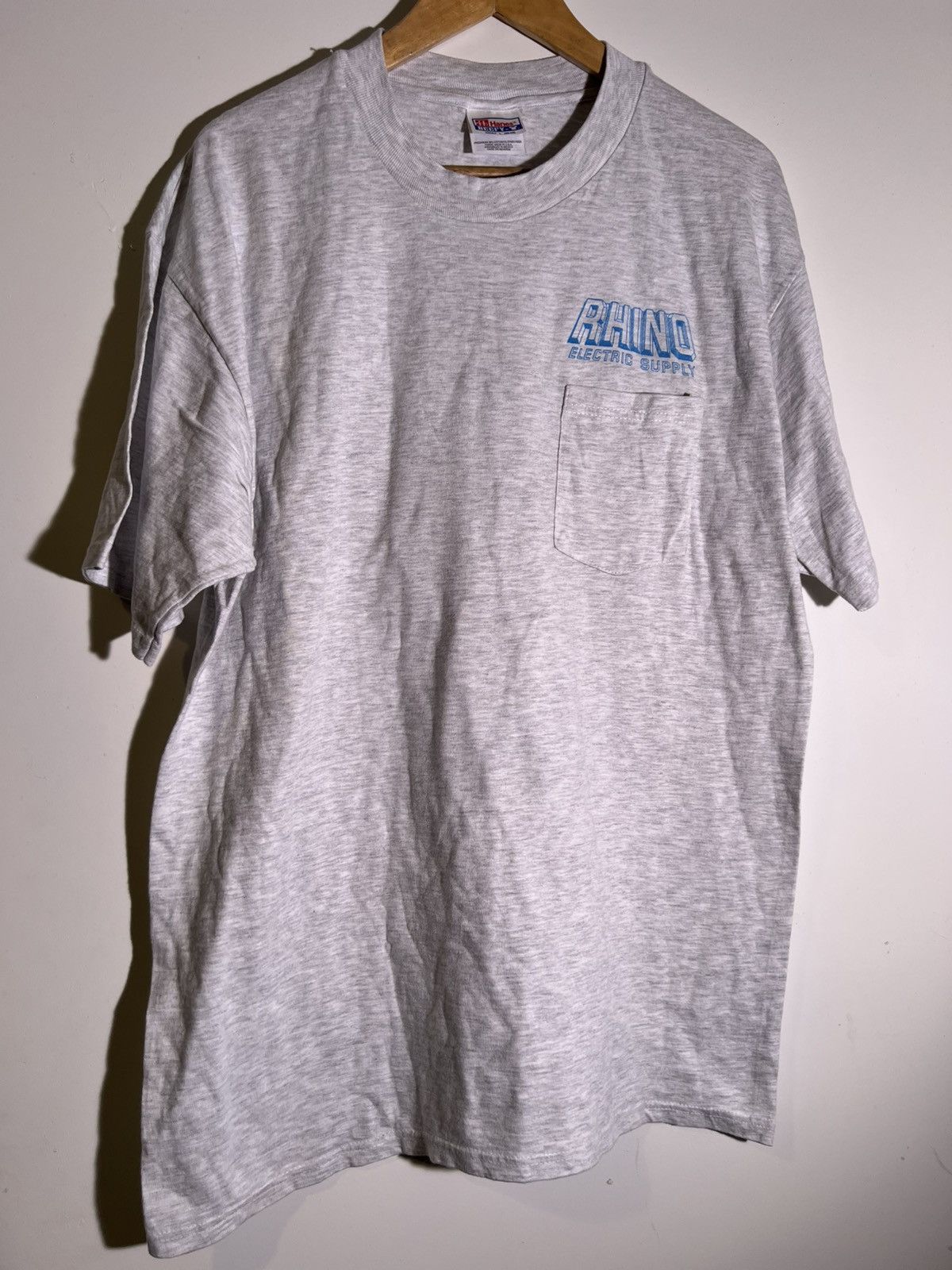 Vintage 90’s VTG Vintage Rhino Electric Supply Retro Streetwear Tee Size US L / EU 52-54 / 3 - 2 Thumbnail