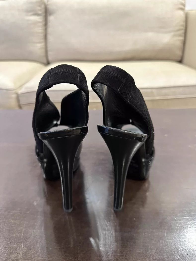 Fendi Black Patent Leather High Heels Size US 6 / IT 36 - 5 Thumbnail
