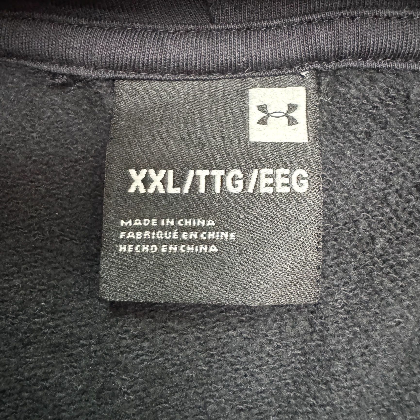Under Armour Under Armour Hoodie Pullover Graphic Sweatshirt Men 2XL Black Fleece Activewear Size US XXL / EU 58 / 5 - 5 Thumbnail