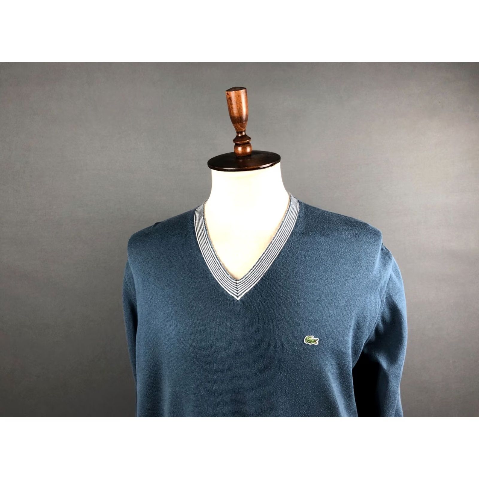 Lacoste Lacoste Men's Pullover Sweater Blue Cotton Size 7 Size US M / EU 48-50 / 2 - 4 Thumbnail