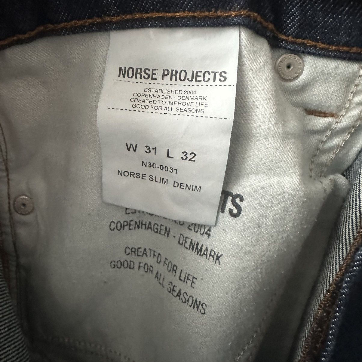 Norse Projects Norse Projects slim Denim Jeans Size US 31 - 7 Thumbnail