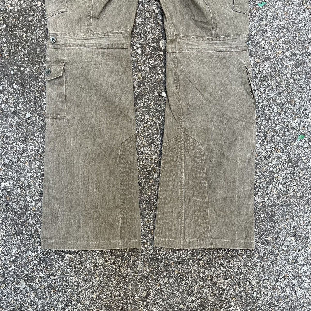 Japanese Brand Flared Cargo Multi Pocket Nicole Club Low Rise Boot Cut Pant Size US 30 / EU 46 - 10 Thumbnail