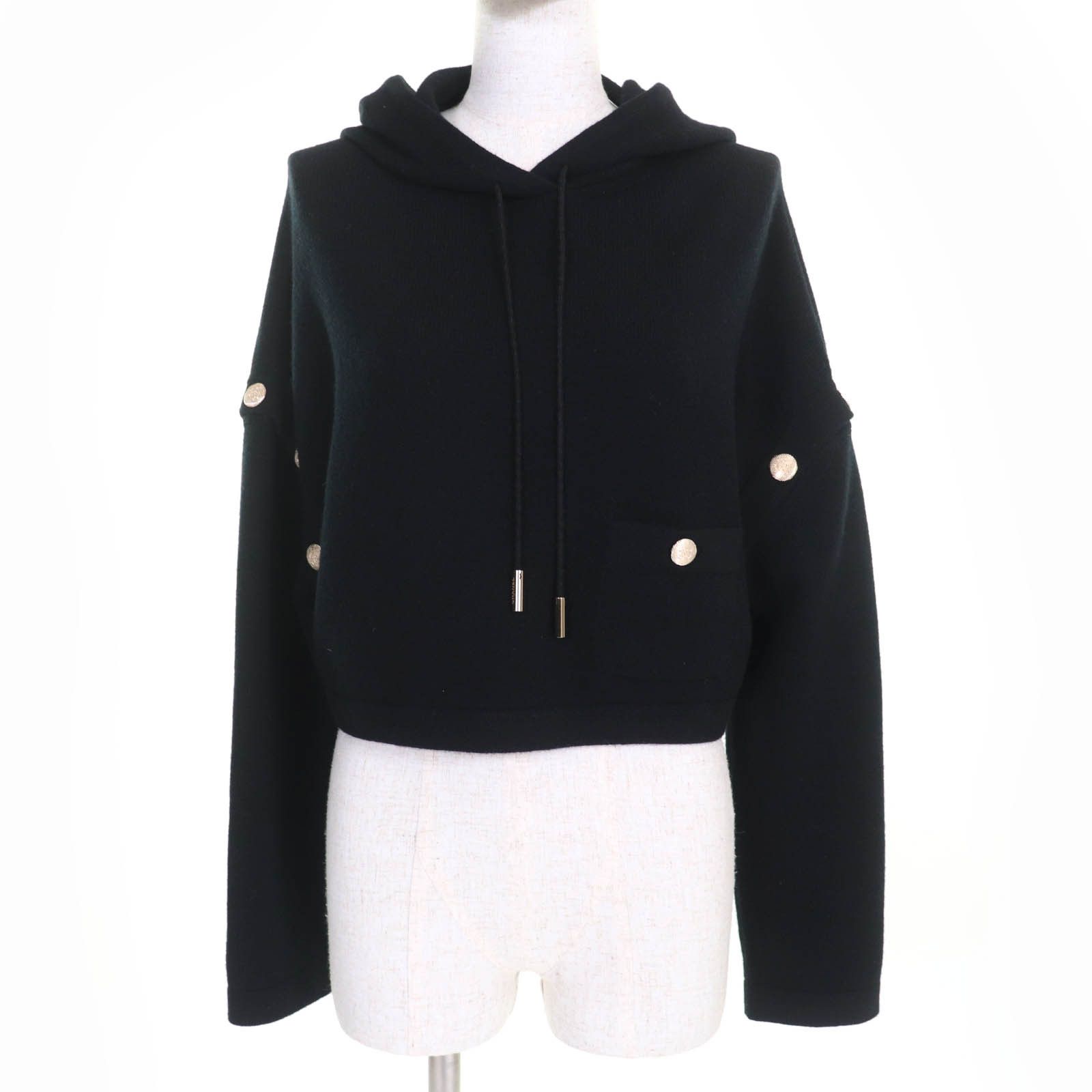 Chanel Chanel Chanel COCO Mark Button Cashmere 2way Knit Others Tops P72799K10443 Size ONE SIZE - 1 Thumbnail