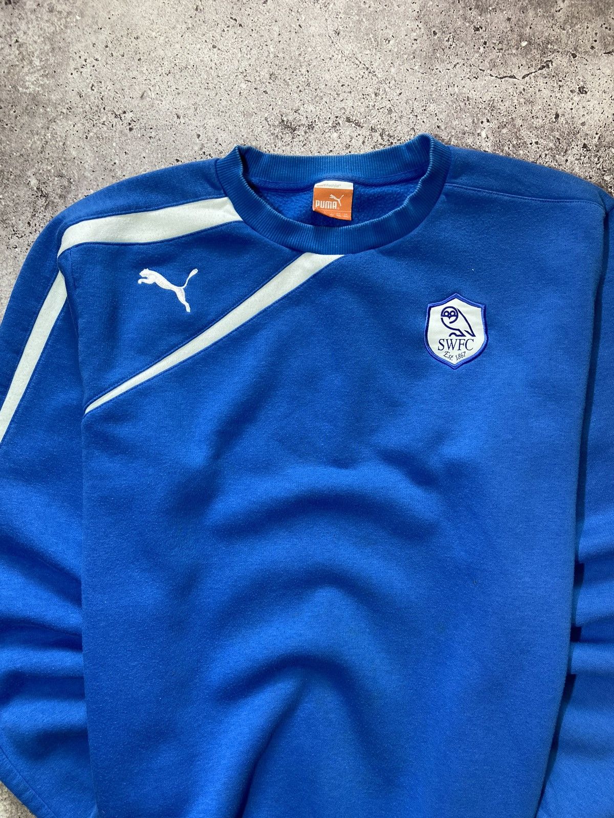 Puma × Vintage Sheffield Wednesday Puma Vintage Training Rare Sweatshirt Size US XL / EU 56 / 4 - 2 Thumbnail
