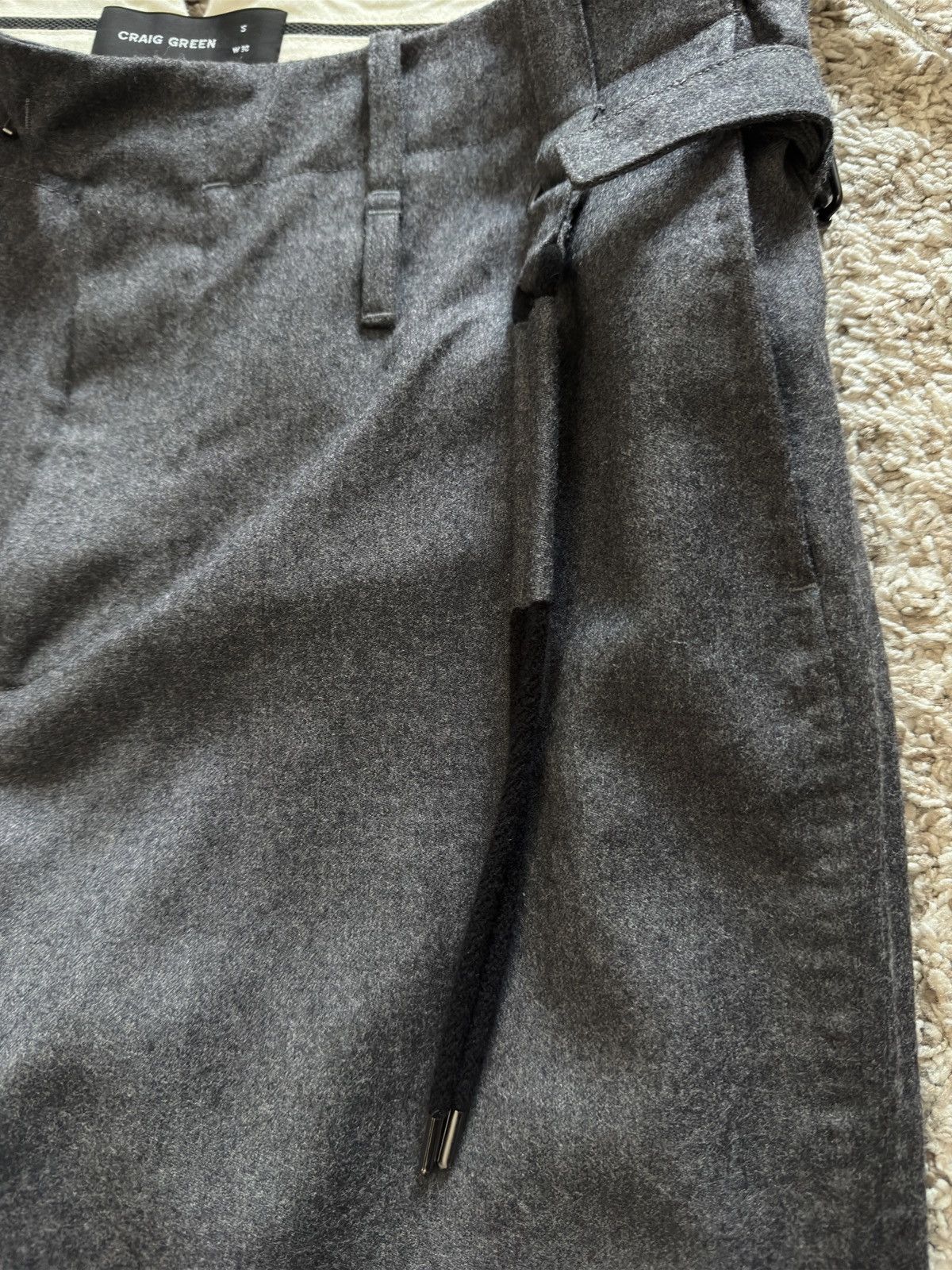 Craig Green Grey Trousers Cuffed Size US 30 / EU 46 - 5 Thumbnail