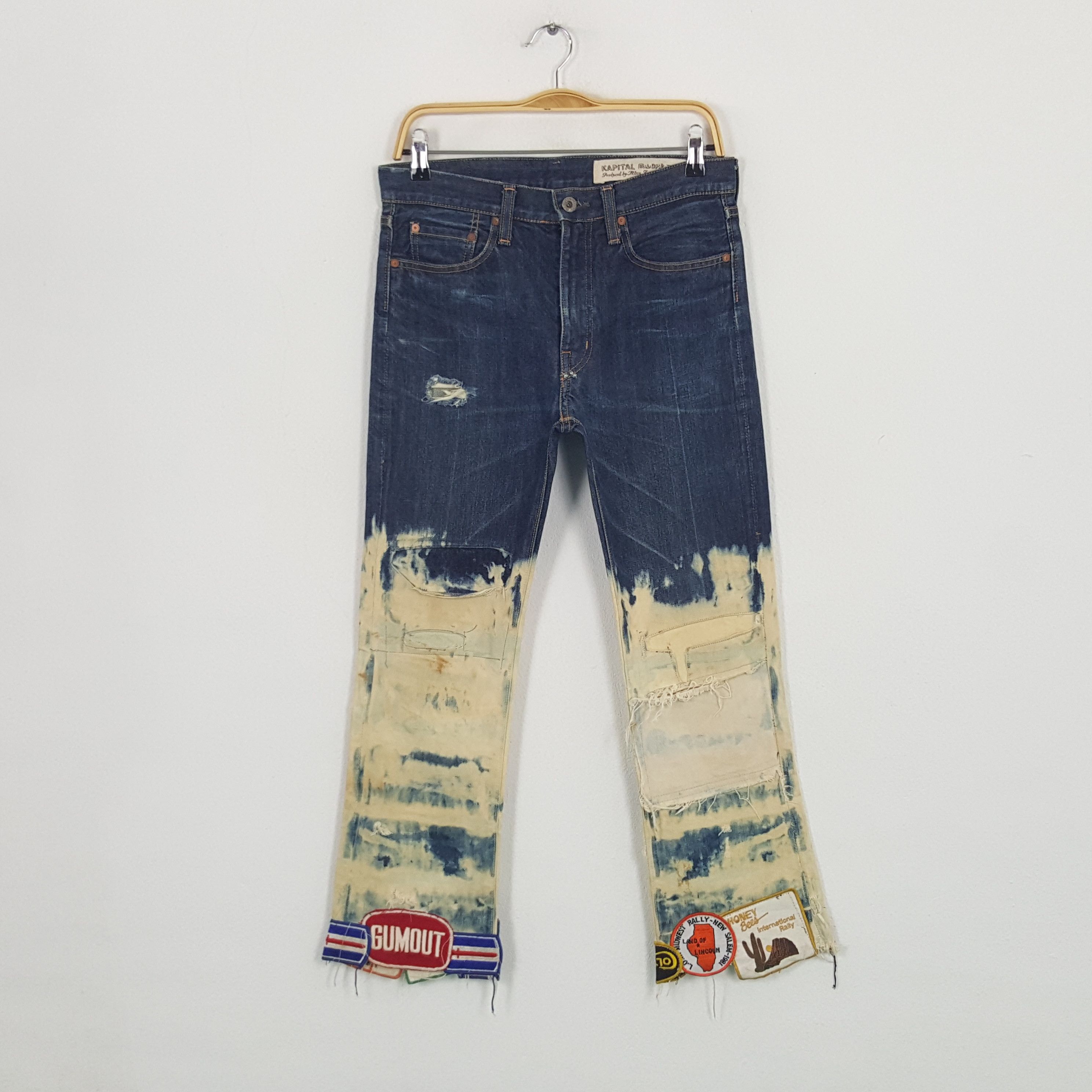 If Six Was Nine × Kapital × Vintage Vintage KAPITAL Japanese Grunge Style Denim Jeans Size US 30 / EU 46 - 1 Thumbnail