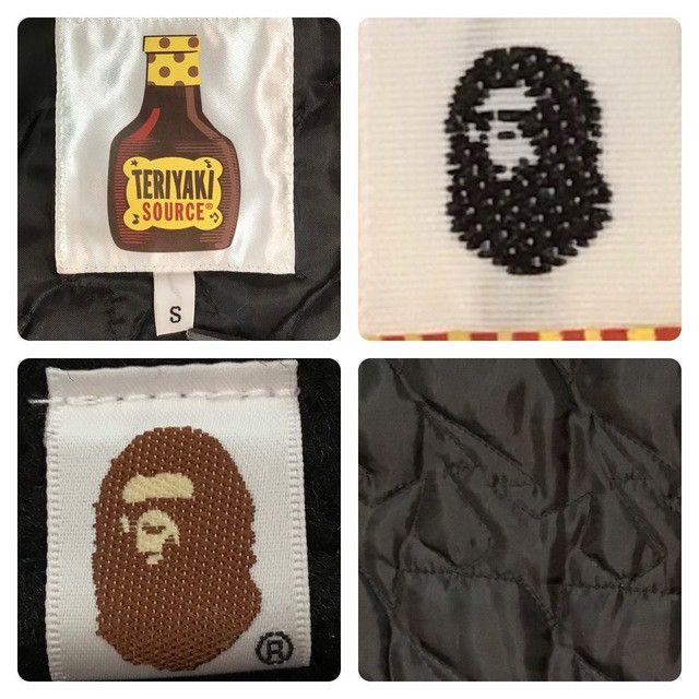 Bape × Nigo BAPE TERIYAKI BOYS leather sleeve varsity jacket Kanye NIGO Size US S / EU 44-46 / 1 - 9 Thumbnail