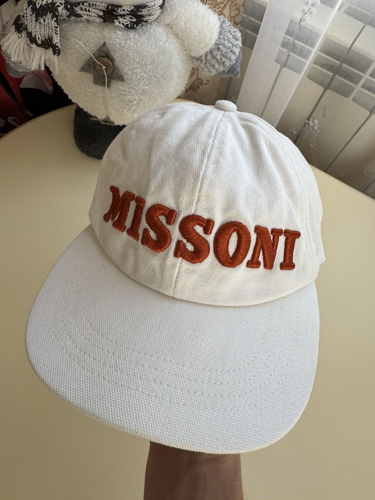 Missoni Missoni White Embroidered Logo Baseball Cap Size ONE SIZE - 4 Thumbnail