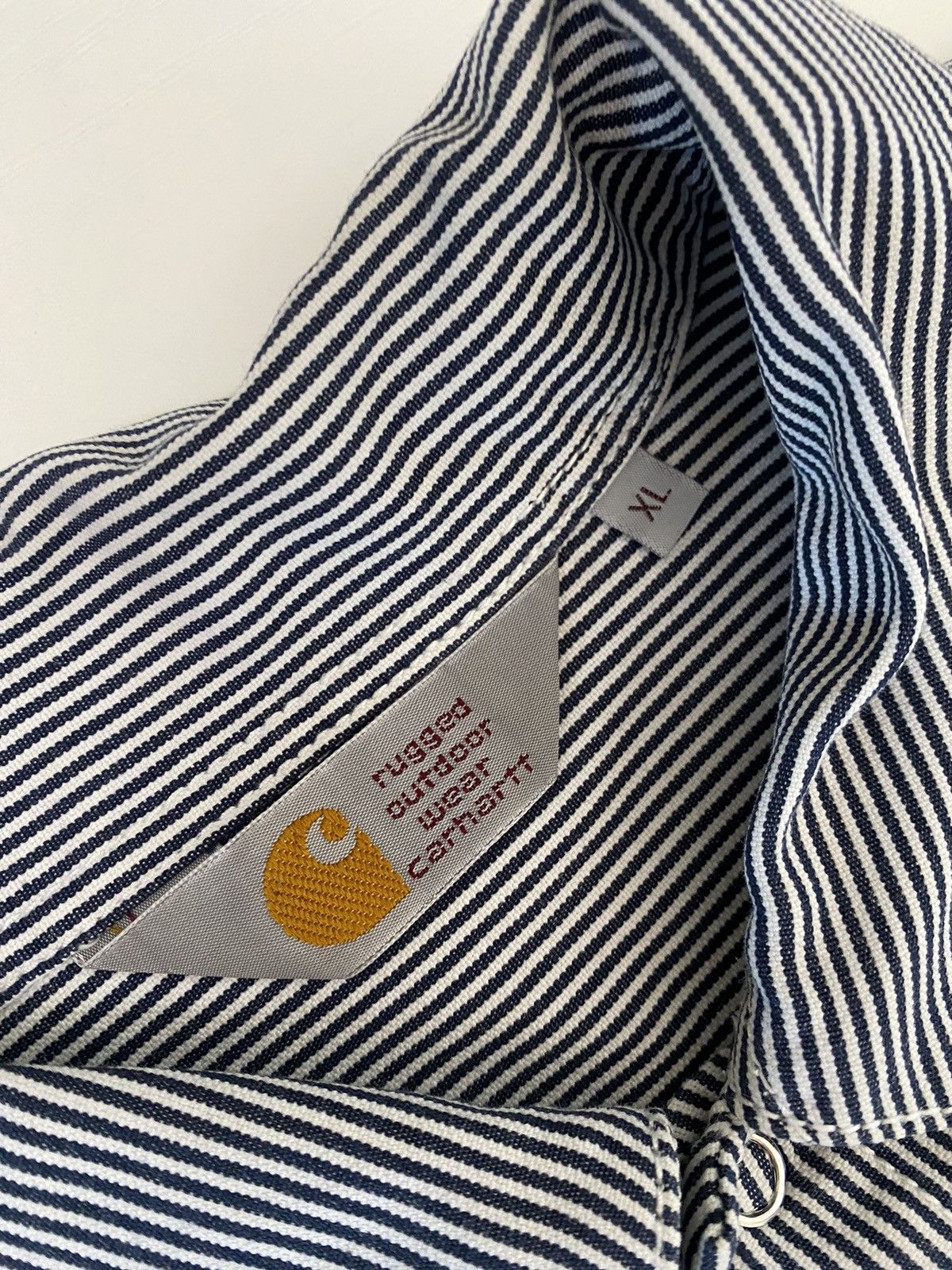 Carhartt Wip Carhartt Wip Port Striped Shirt, size XL, used Size US XL / EU 56 / 4 - 4 Thumbnail