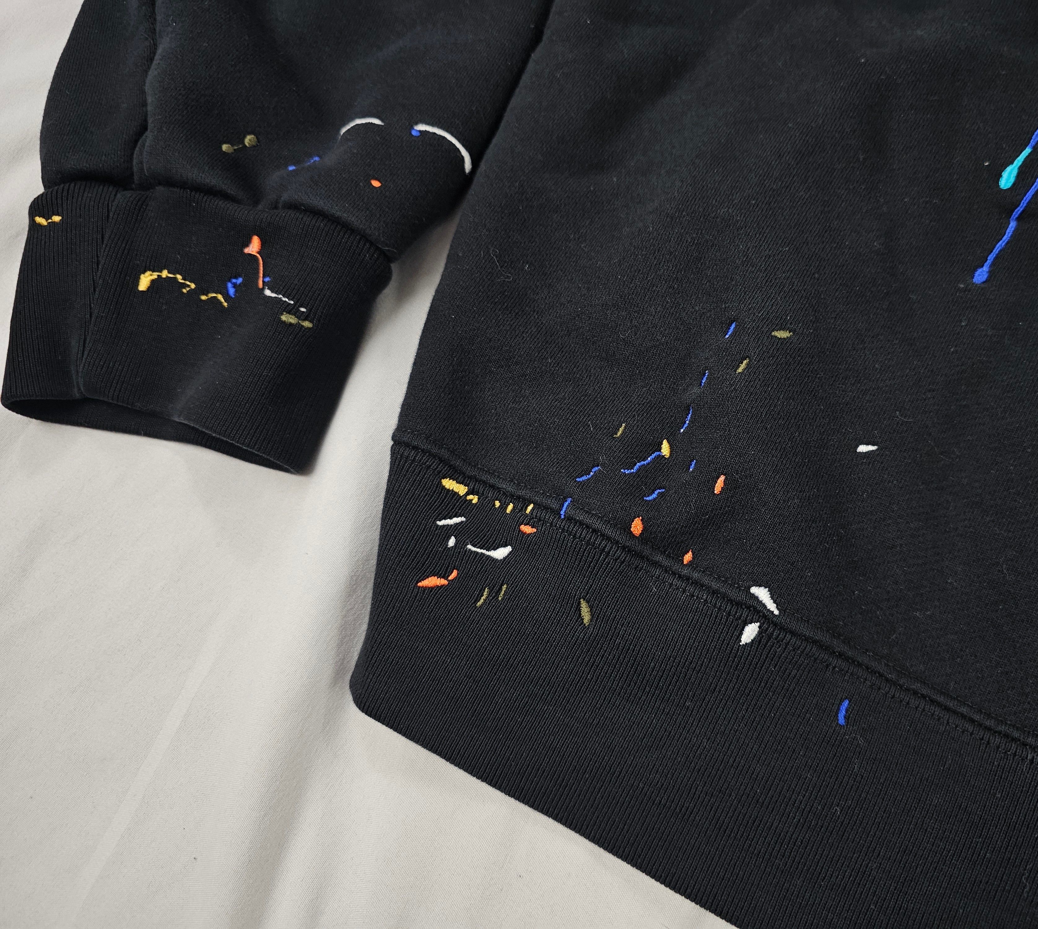 Amiri AMIRI Embroidered Paint Drip Core Logo Hoodie Pre-owned Size US XL / EU 56 / 4 - 9 Thumbnail