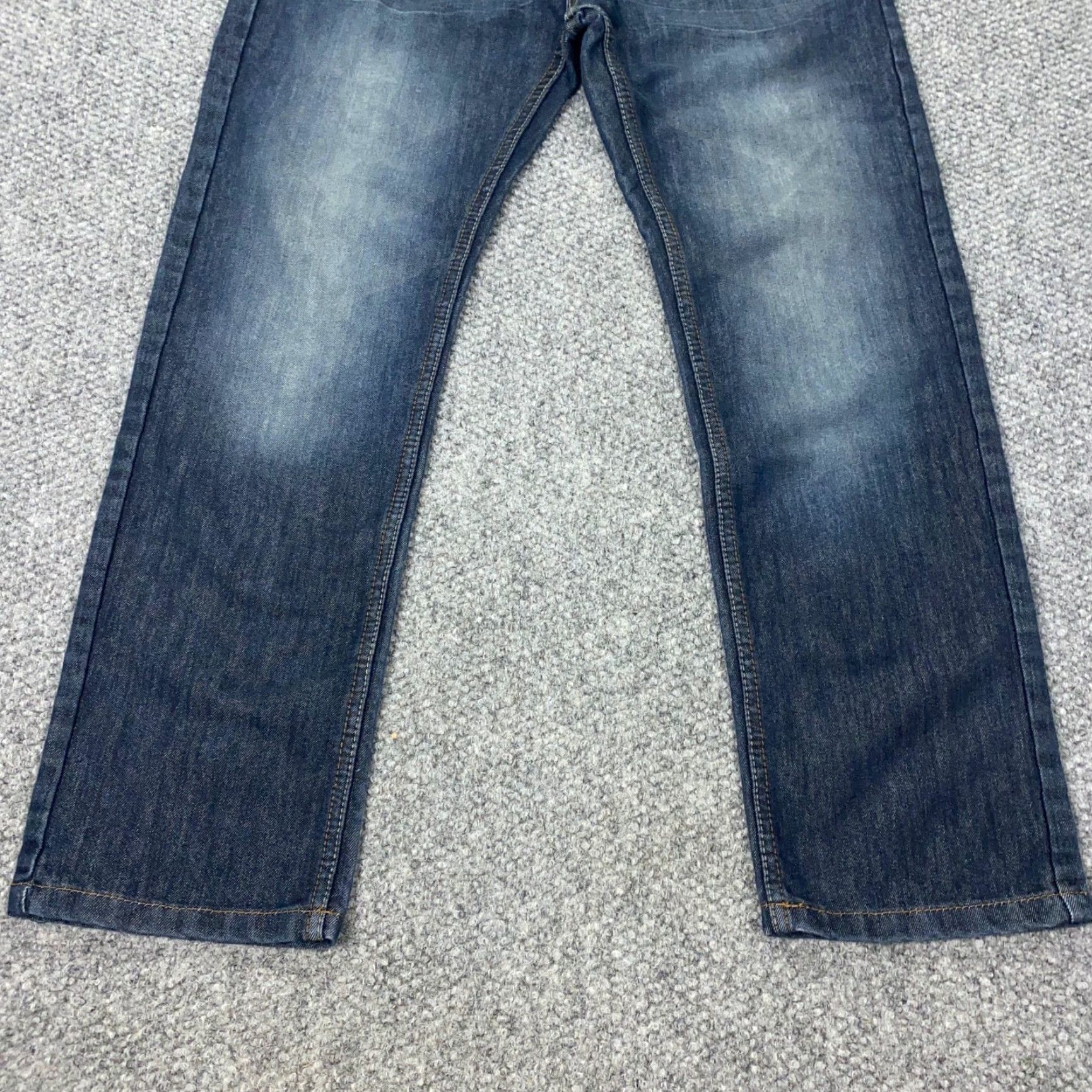 PD&C PD & C Jeans Mens 32x30 Blue Faded Straight Leg Size US 32 / EU 48 - 4 Thumbnail