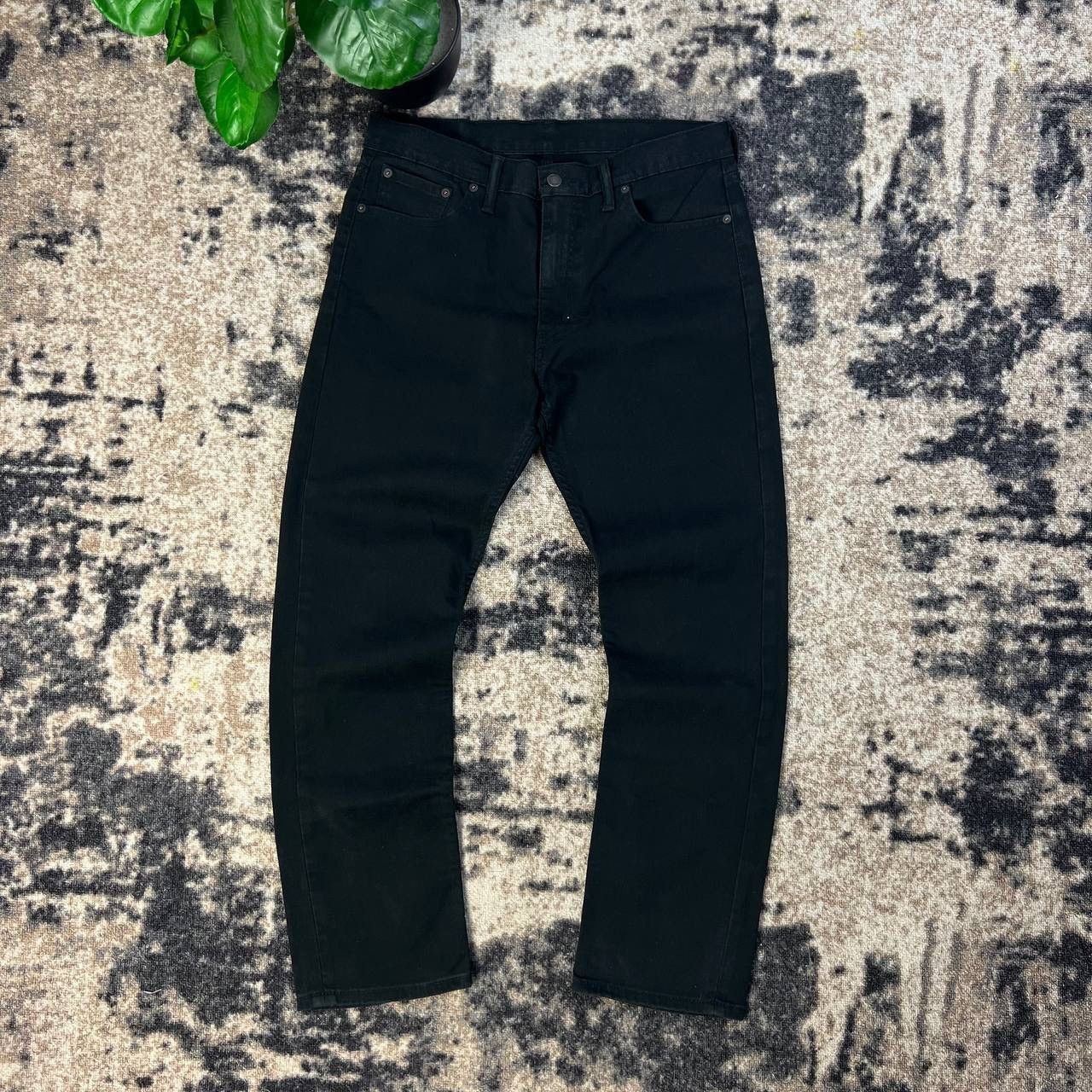 Levi's 513 Levis Vintage Y2K Black Denim Jeans Streetwear Style Size US 33 - 2 Thumbnail