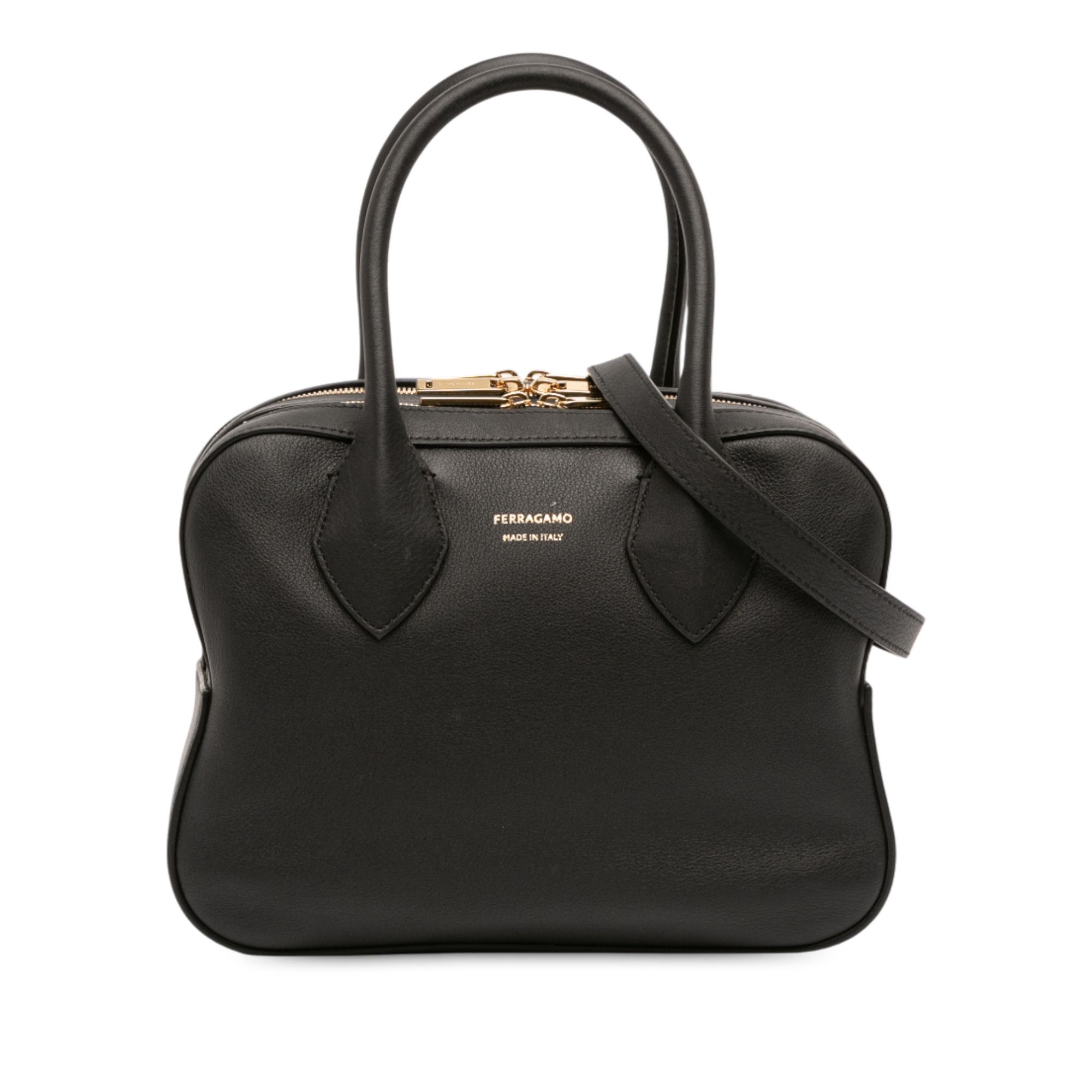 Salvatore Ferragamo Salvatore Ferragamo Mini Leather Star Satchel Size ONE SIZE - 1 Thumbnail