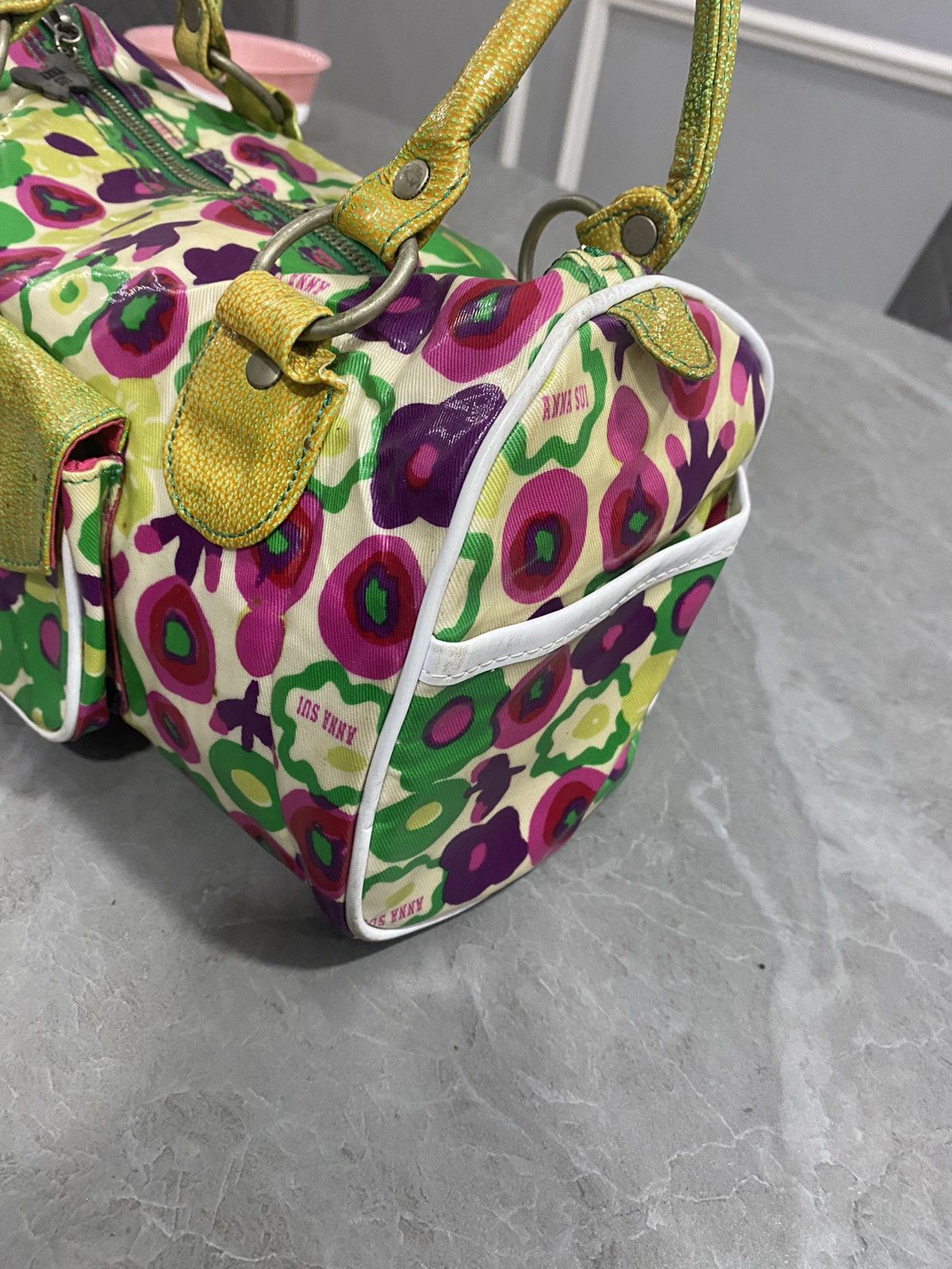 Vintage ANNA SUI MINI BOSTON BAG Size ONE SIZE - 3 Thumbnail