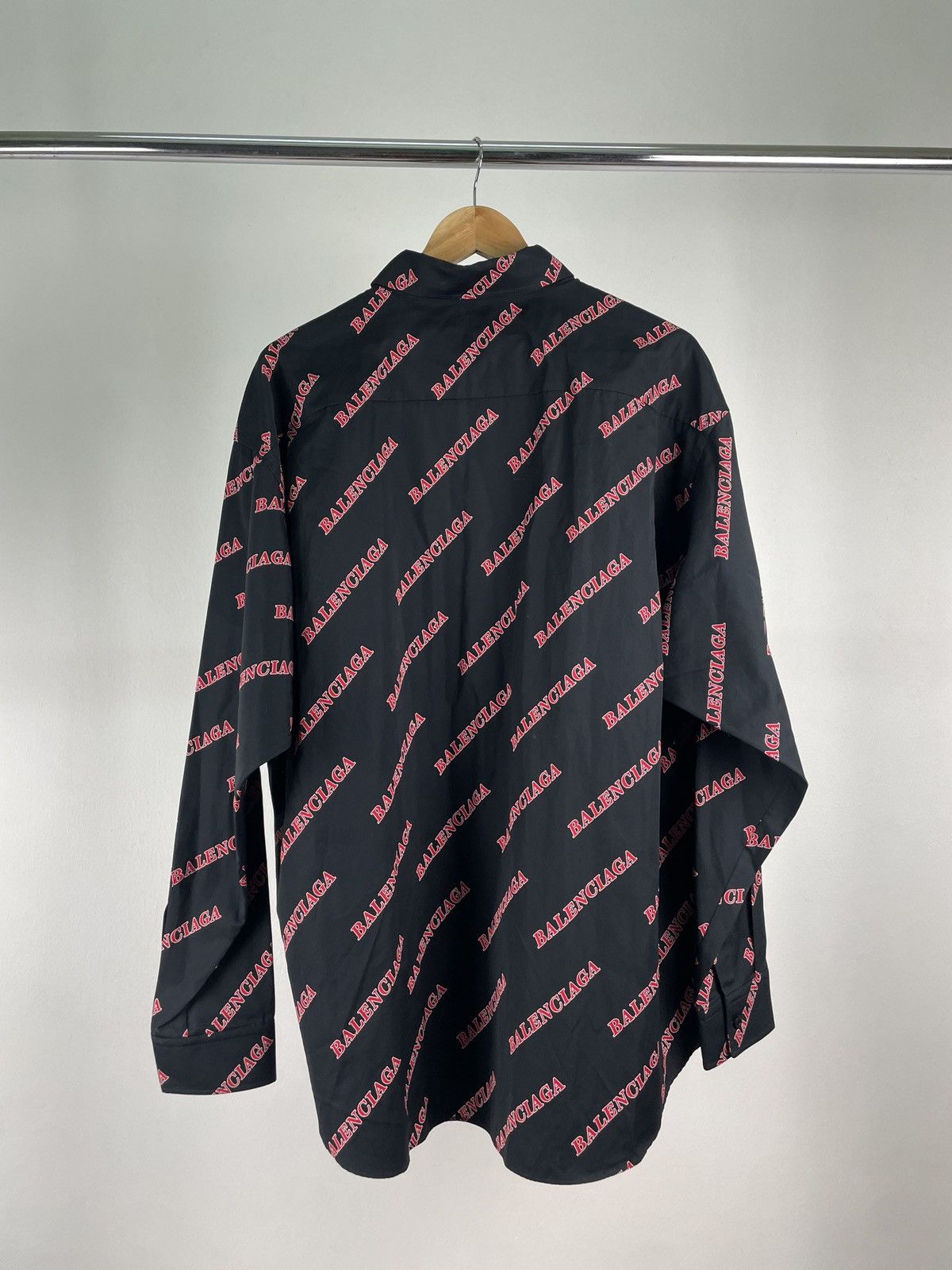 Balenciaga Balenciaga Overprint Shirt Size US M / EU 48-50 / 2 - 2 Thumbnail