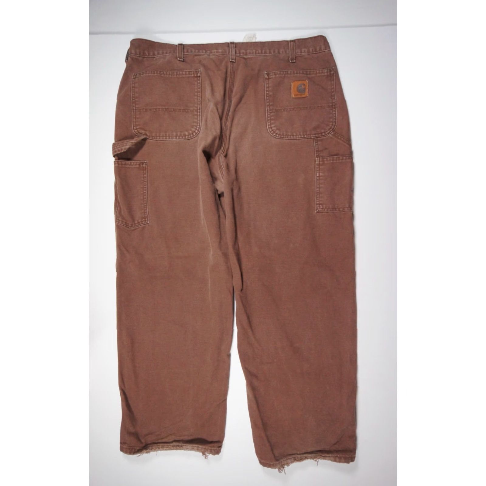 Carhartt Carhartt Brown Canvas Carpenter Pants Mens 40x29 Utility Straight Leg Workwear Size US 40 / EU 56 - 6 Thumbnail