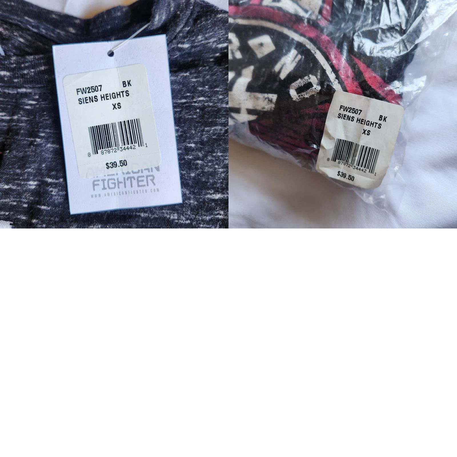 Vintage American Fighter By Affliction Siens Heights Women's XS Black LS Graphic T-Shirt Long Sleeve MMA Athletic Gymwear Biker Tee Size XS / US 0-2 / IT 36-38 - 8 Thumbnail