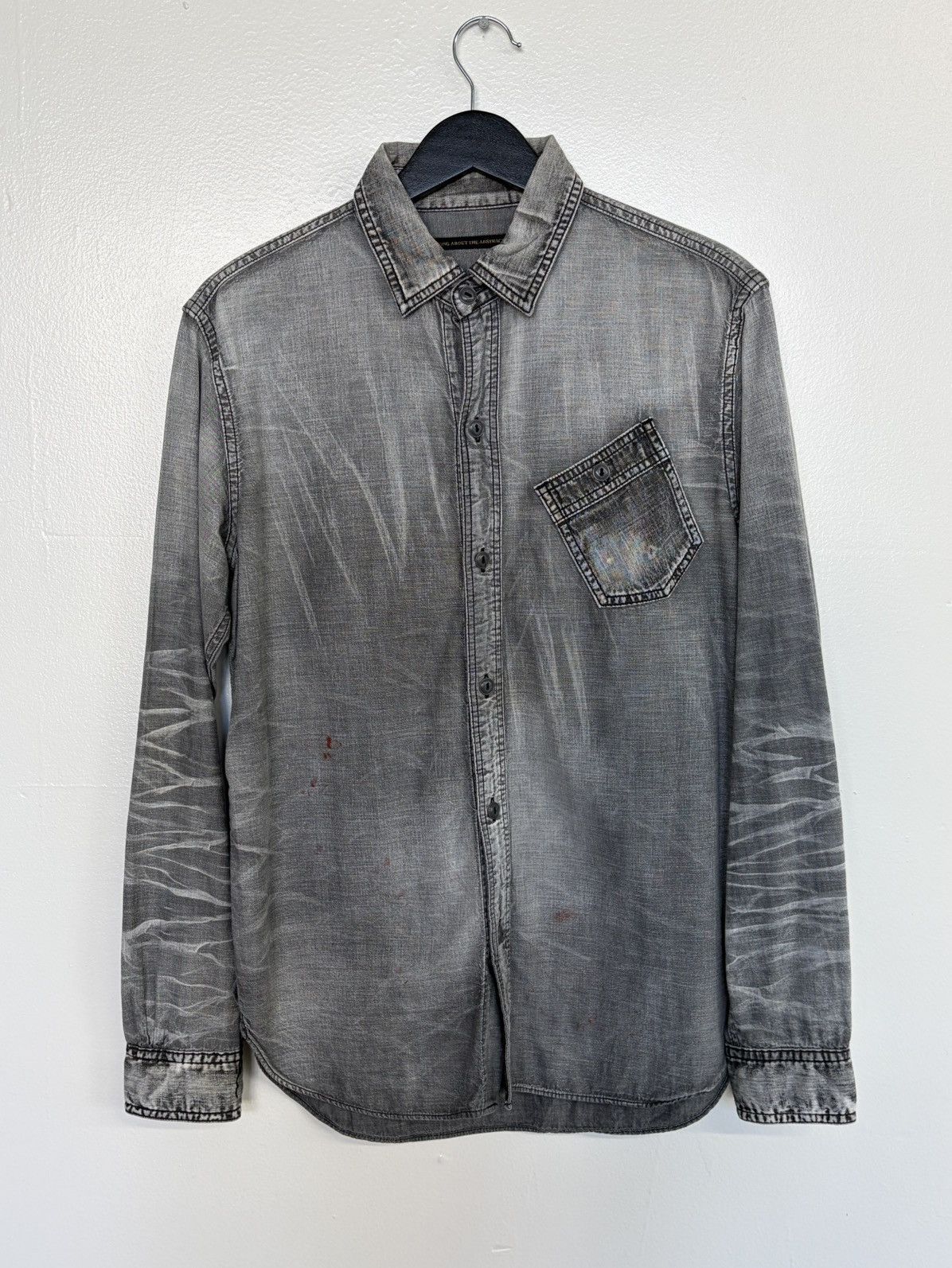 TALKING ABOUT THE ABSTRACTION Talking About the Abstraction Selvedge Denim Shirt Size US M / EU 48-50 / 2 - 1 Thumbnail