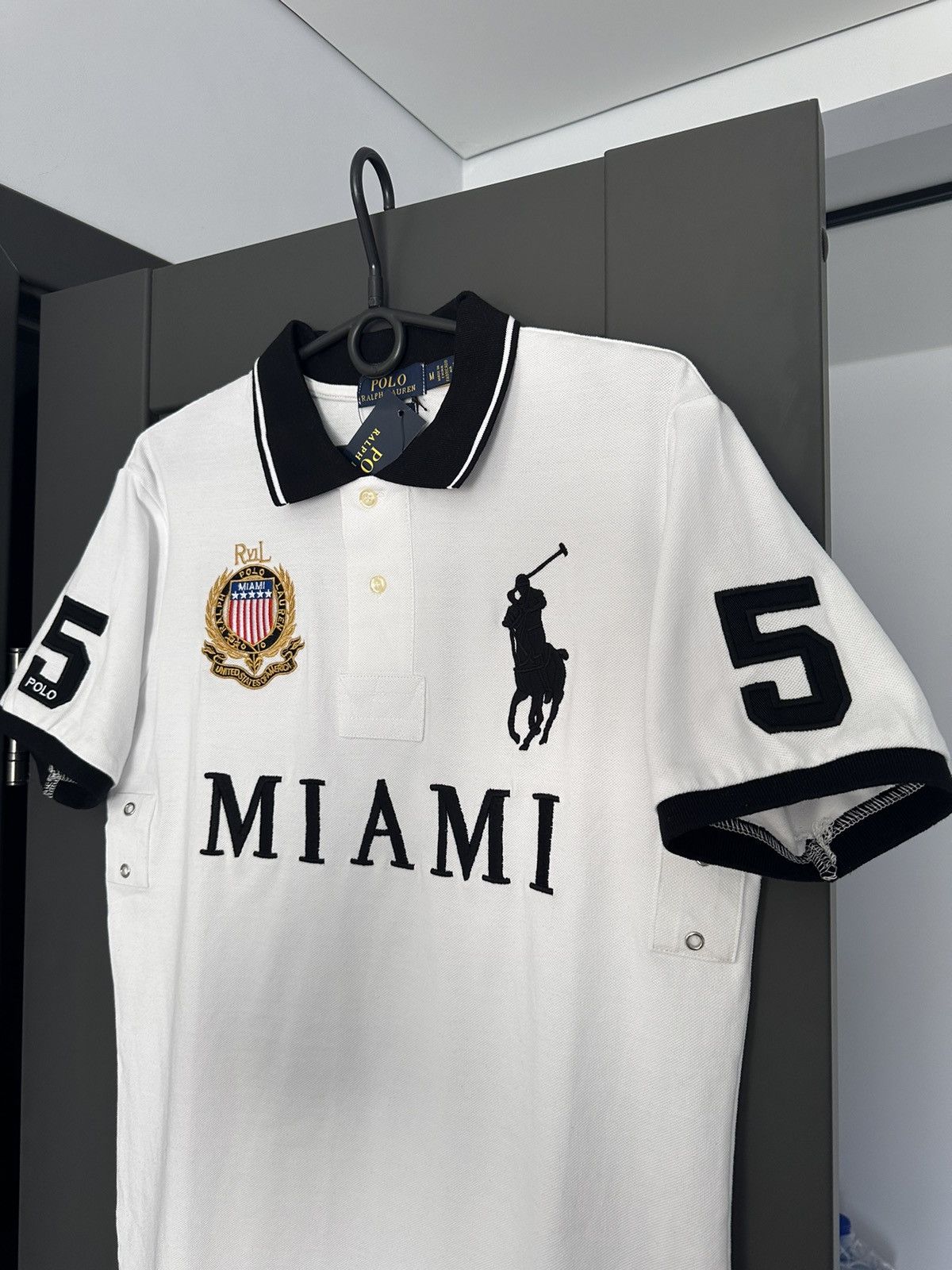 POLO RalphLauren ラルフローレン ポロシャツMIAMI POLO RALPH LAUREN - 激レア✨ ポロラルフローレン MIAMI