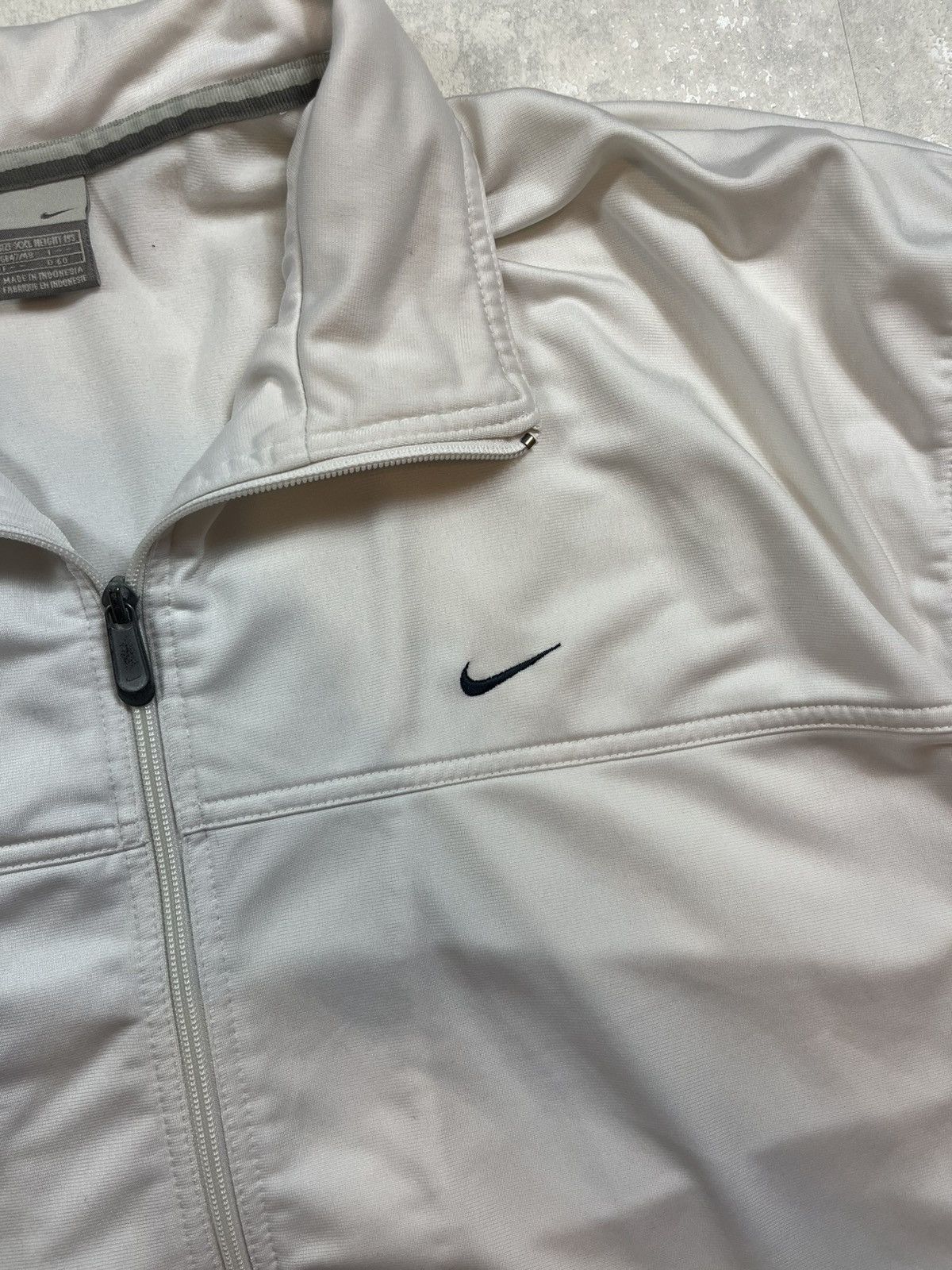 Nike × Vintage 90s Nike Double Swoosh Vintage Y2K Oversized Track Jacket Size US XL / EU 56 / 4 - 3 Thumbnail