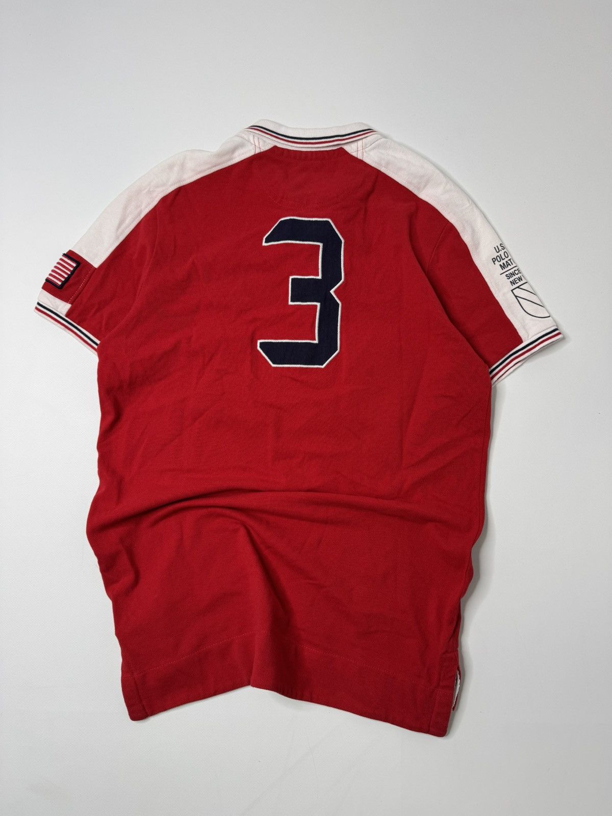 Vintage Red USA chief keef polo tee big pony swag avant garde sk8 Size US M / EU 48-50 / 2 - 5 Thumbnail