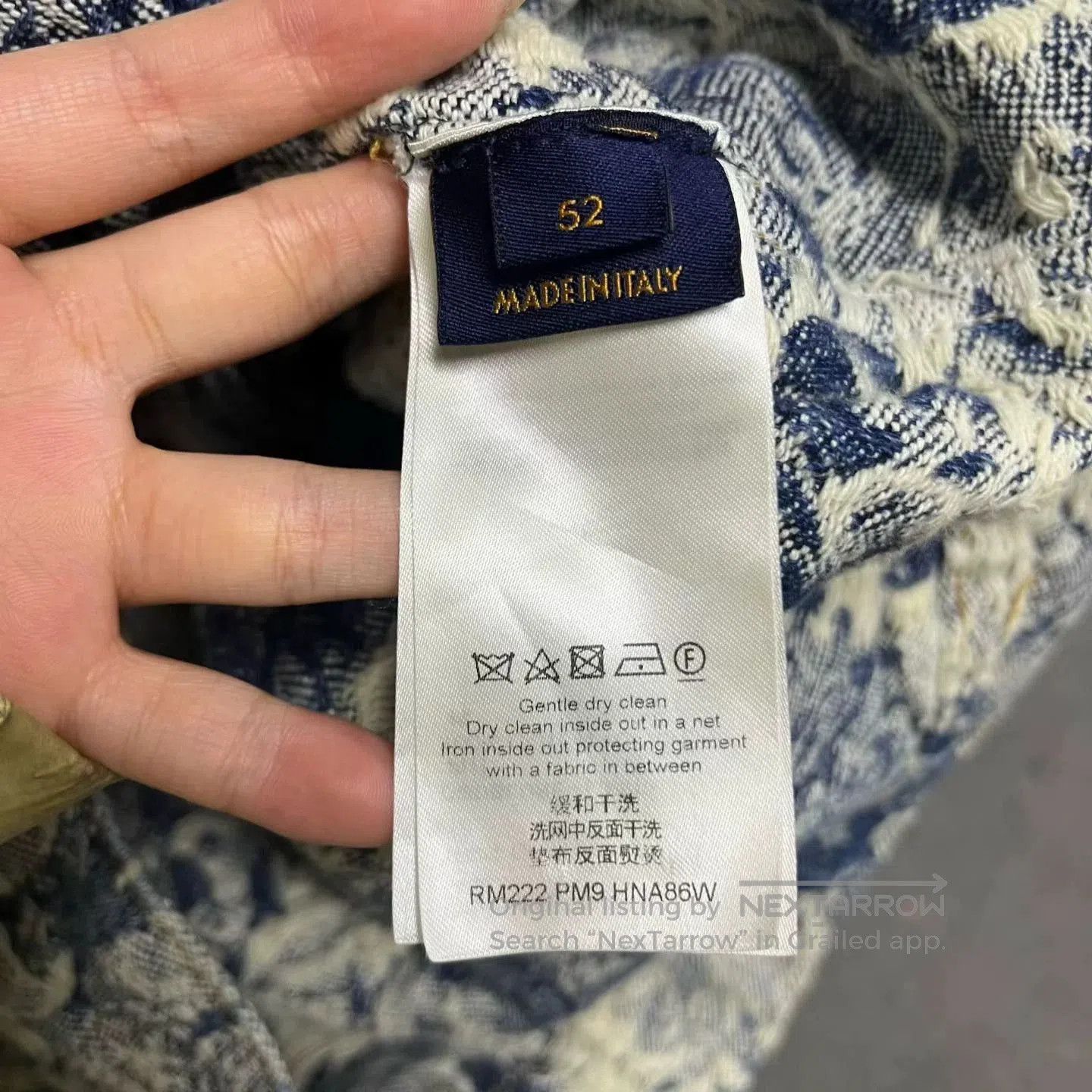 Louis Vuitton Louis Vuitton Blue Floral Denim Jacket. Size US S / EU 44-46 / 1 - 8 Thumbnail