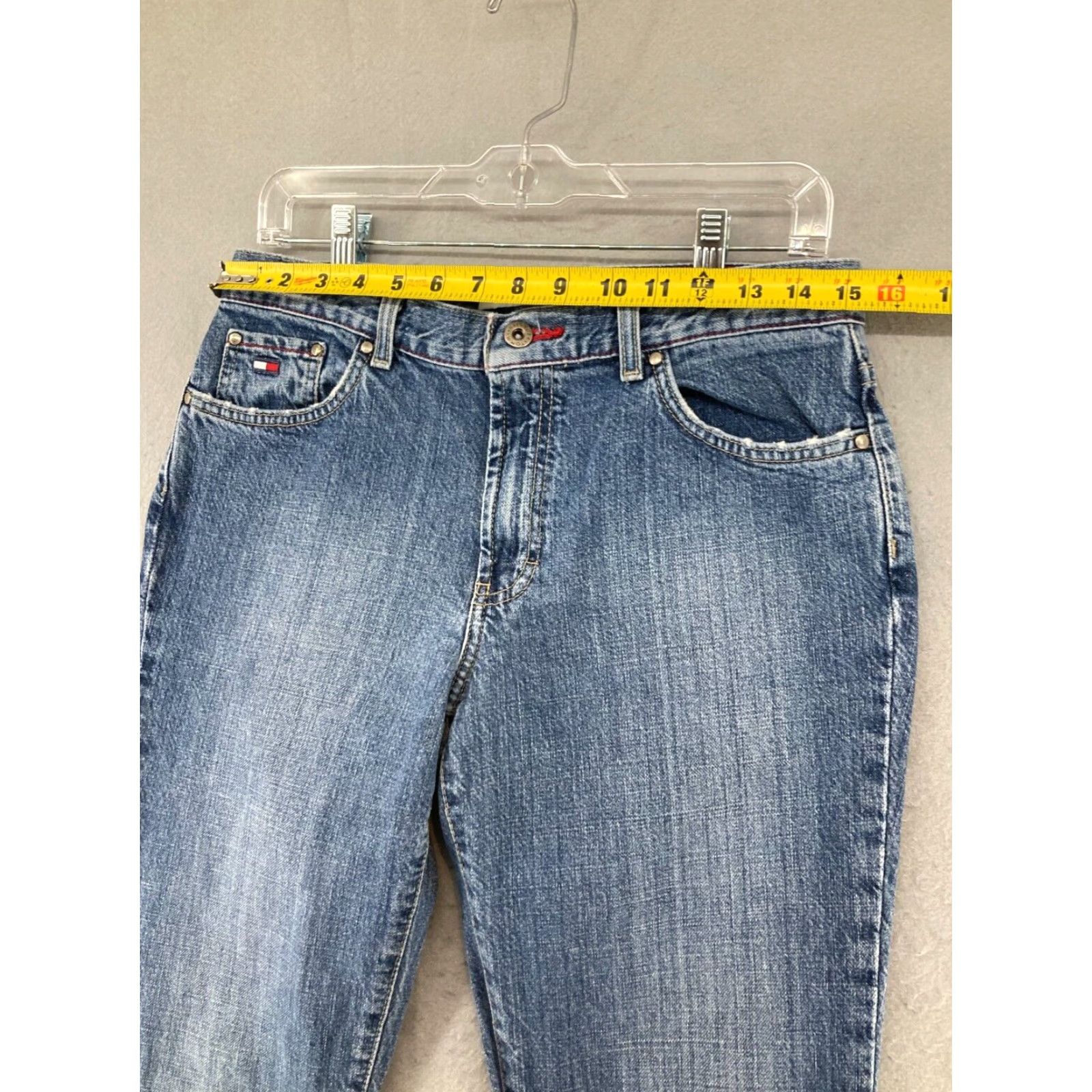 Tommy Hilfiger Tommy Hilfiger Womens Jeans 6 Hipster Bootcut Y2K Worn Weekend Size 28" / US 6 / IT 42 - 2 Thumbnail