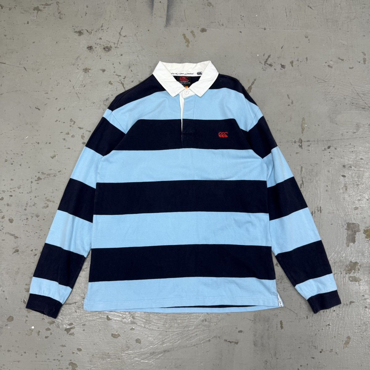 Canterbury of New Zealand × Vintage Vintage Canterbury Stripe Rugby Shirt Size US XL / EU 56 / 4 - 1 Thumbnail