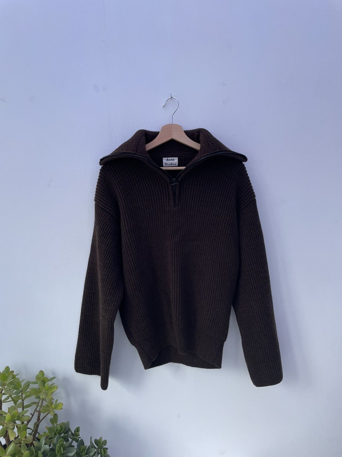 image of Acne Studios - Newin Sweater Aw17 (Xs) Unworn in Brown, Men's