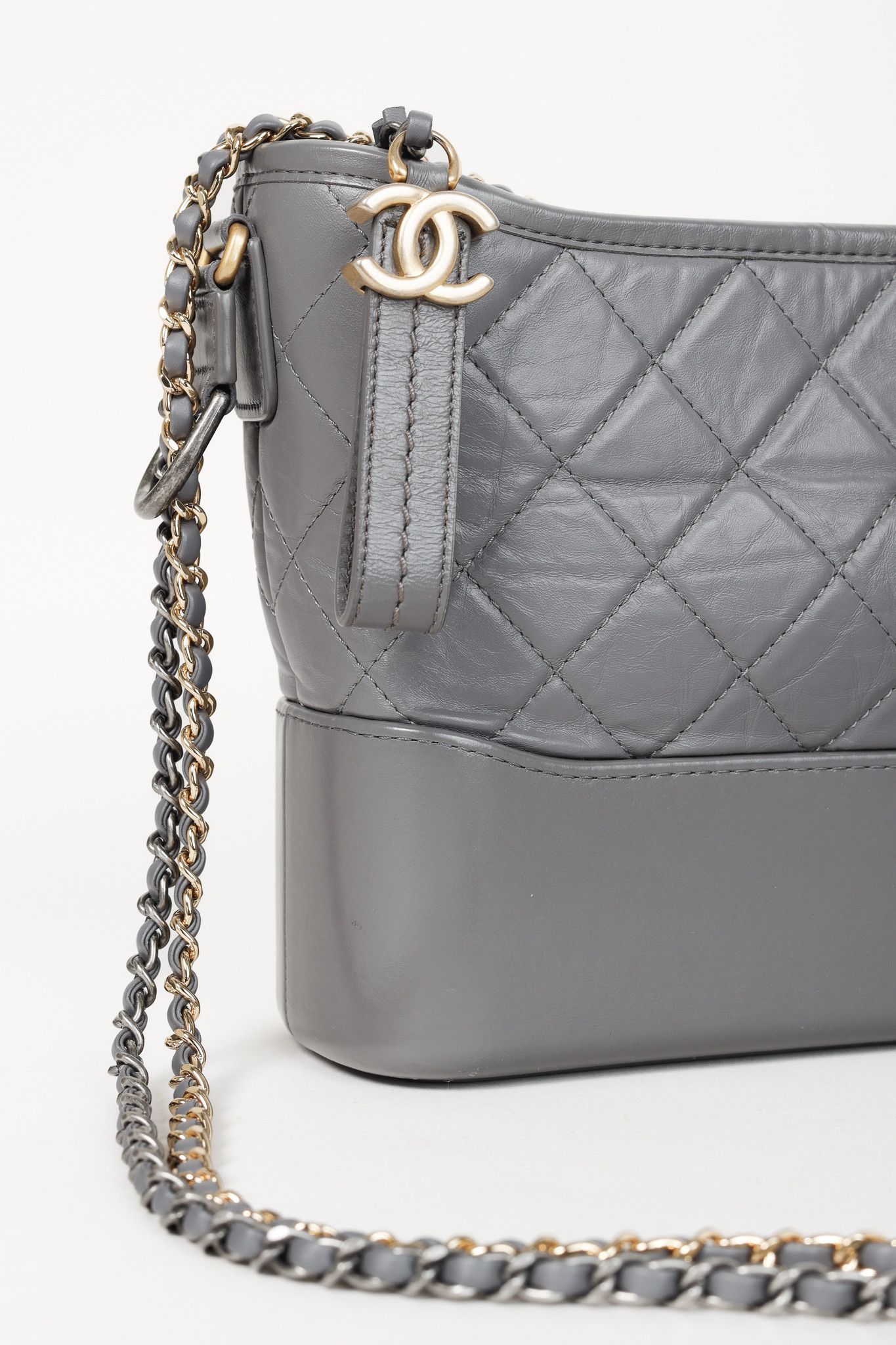Chanel Chanel Gabrielle Quilted Hobo Aged Calfskin Shoulder Bag Size ONE SIZE - 8 Thumbnail