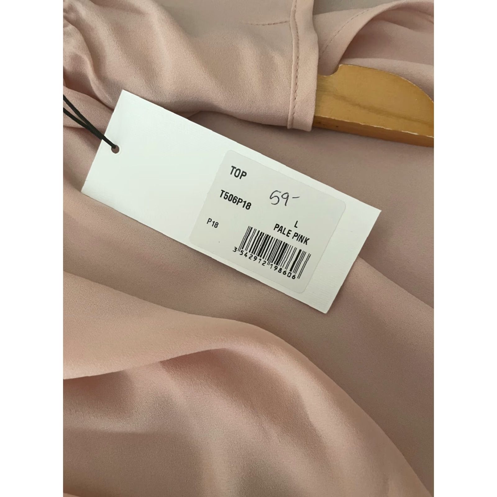 Vintage Molly Bracken Blouse Shirt Pink Short Sleeve L NWT Women Geometric Round Neck Cap Sleeve Keyhole Button Relaxed Size Large Size L / US 10 / IT 46 - 4 Thumbnail