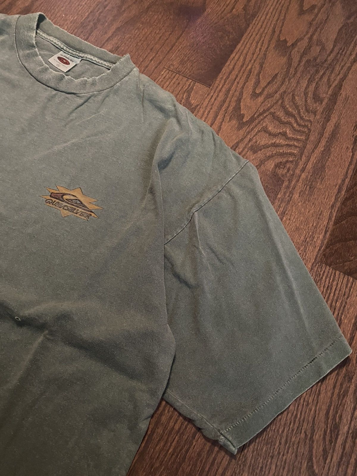 Quiksilver Crazy Vintage 1990’s Single Stitch Quiksilver Tee Size US XXL / EU 58 / 5 - 3 Thumbnail