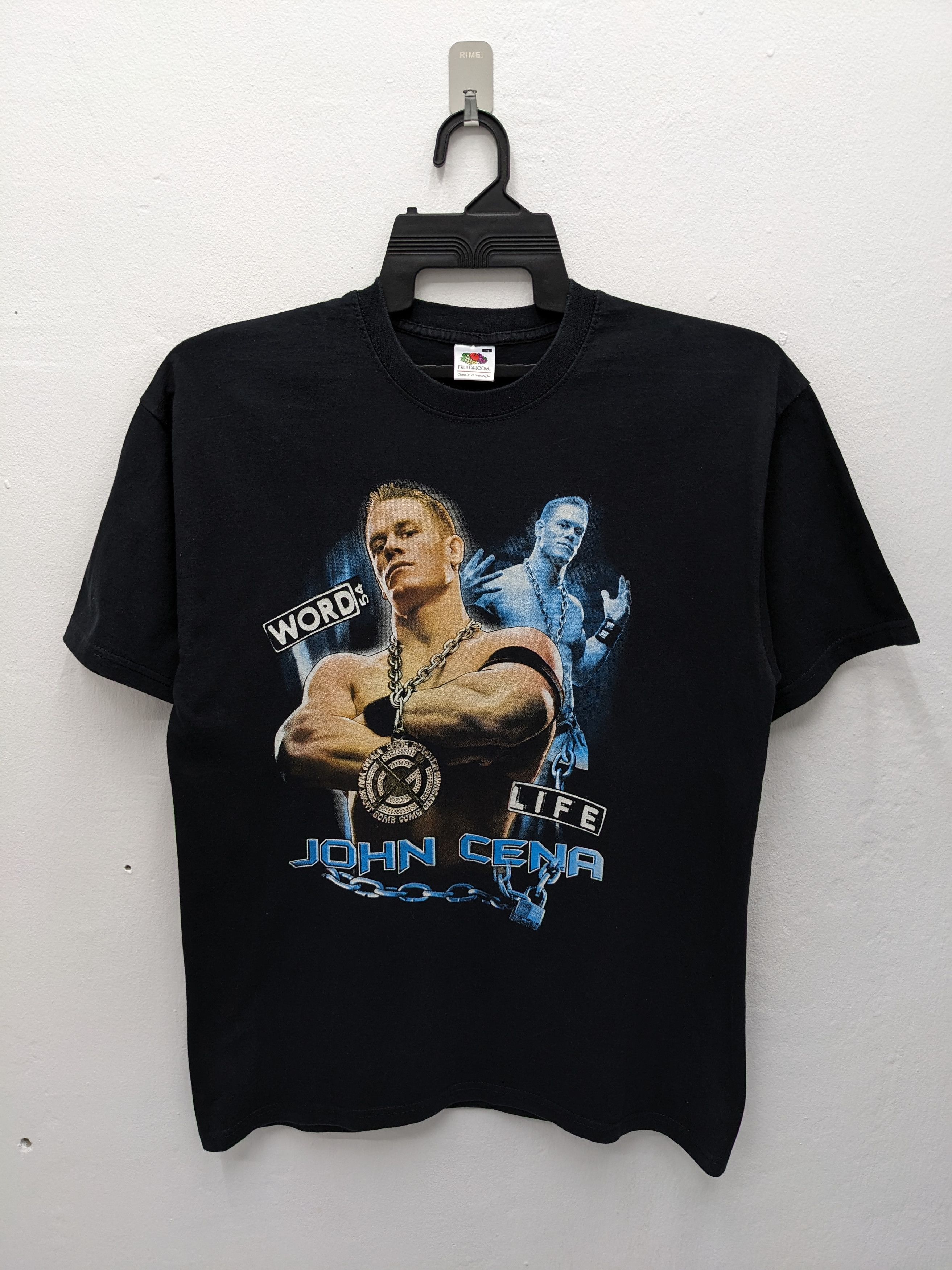 WWE Vintage John Cena WWE WWF Wrestling Merch Rap Tshirt Size US M / EU 48-50 / 2 - 2 Thumbnail